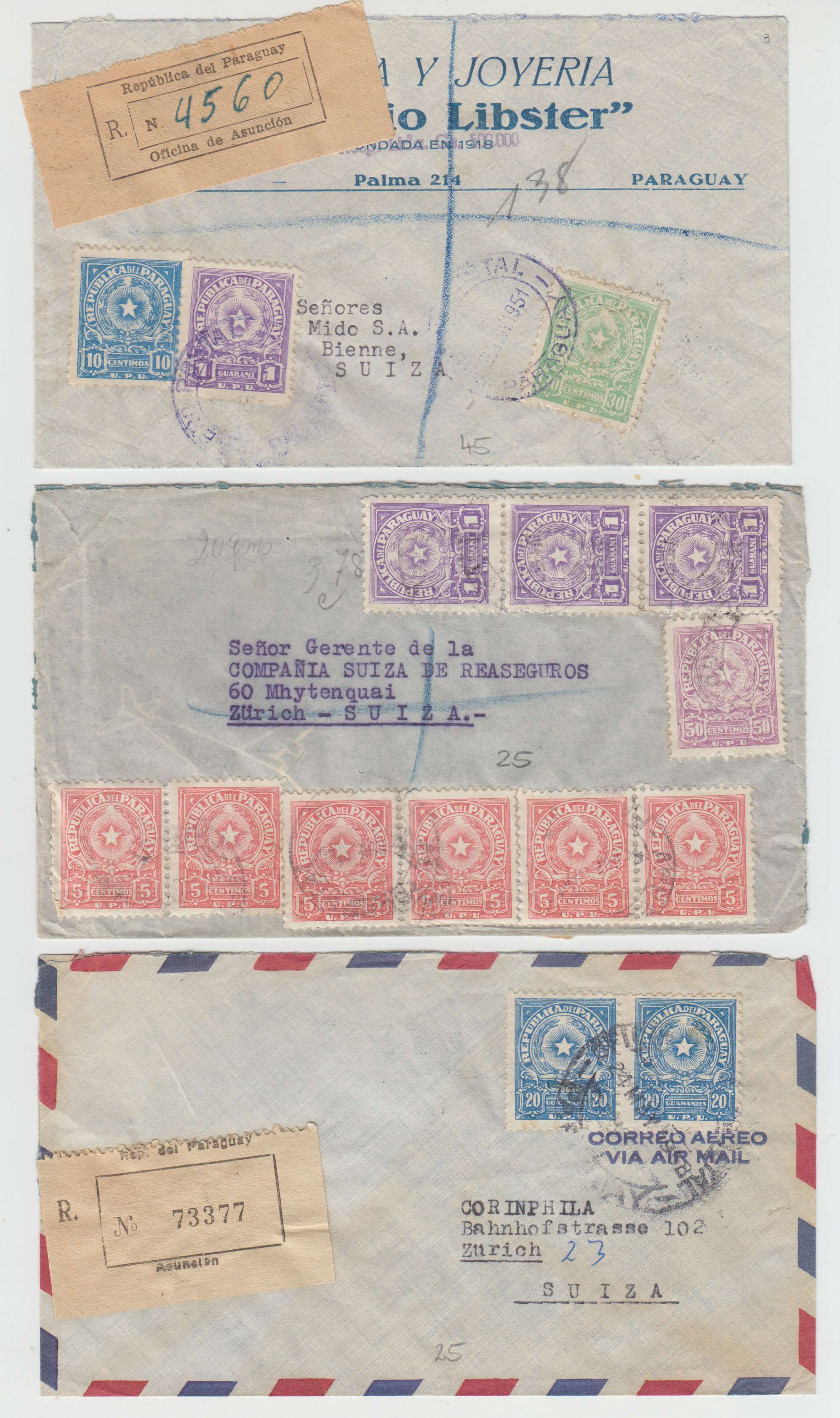 Paraguay 1950 — Arms issue