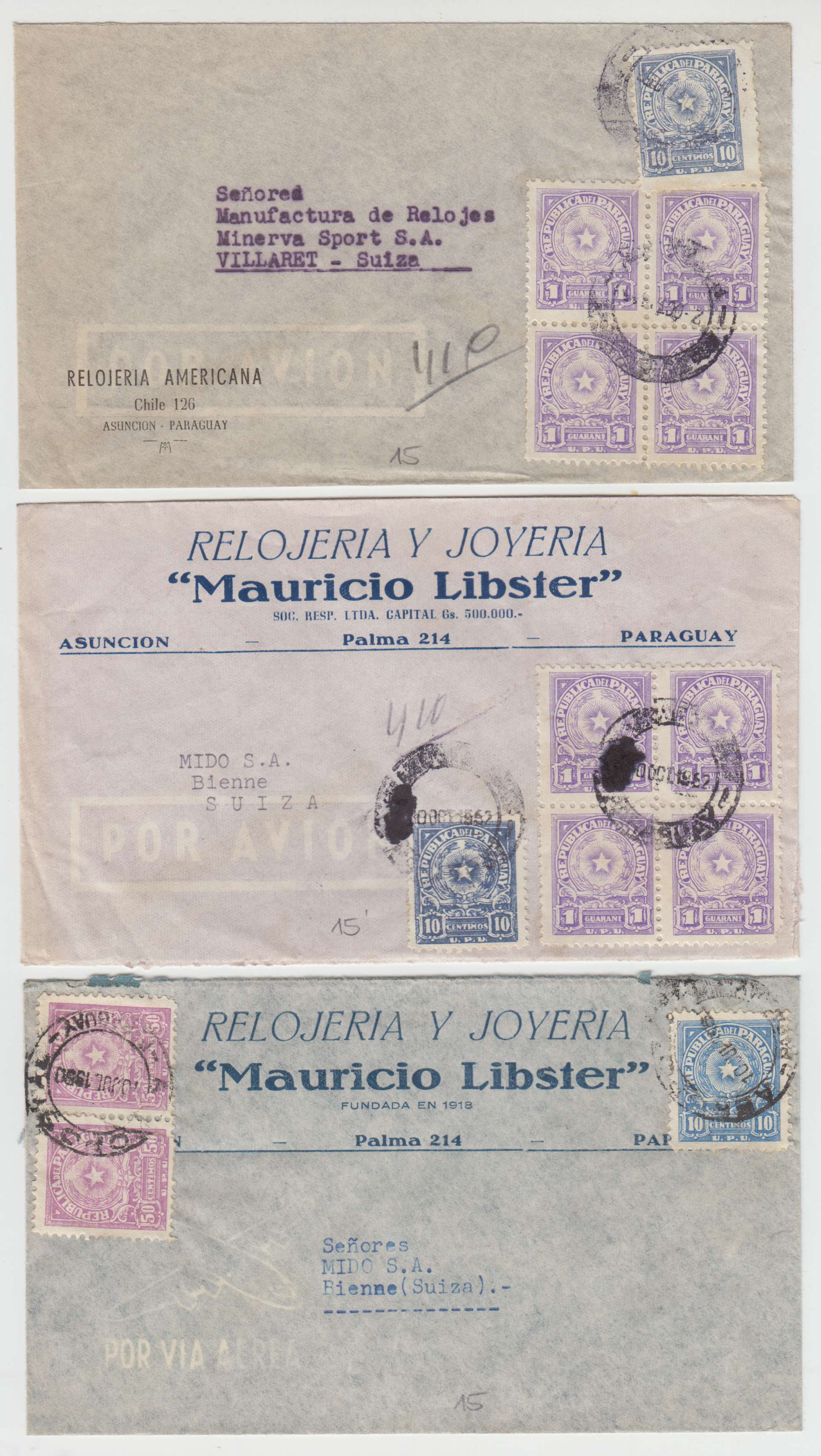 Paraguay 1950 — Arms issue