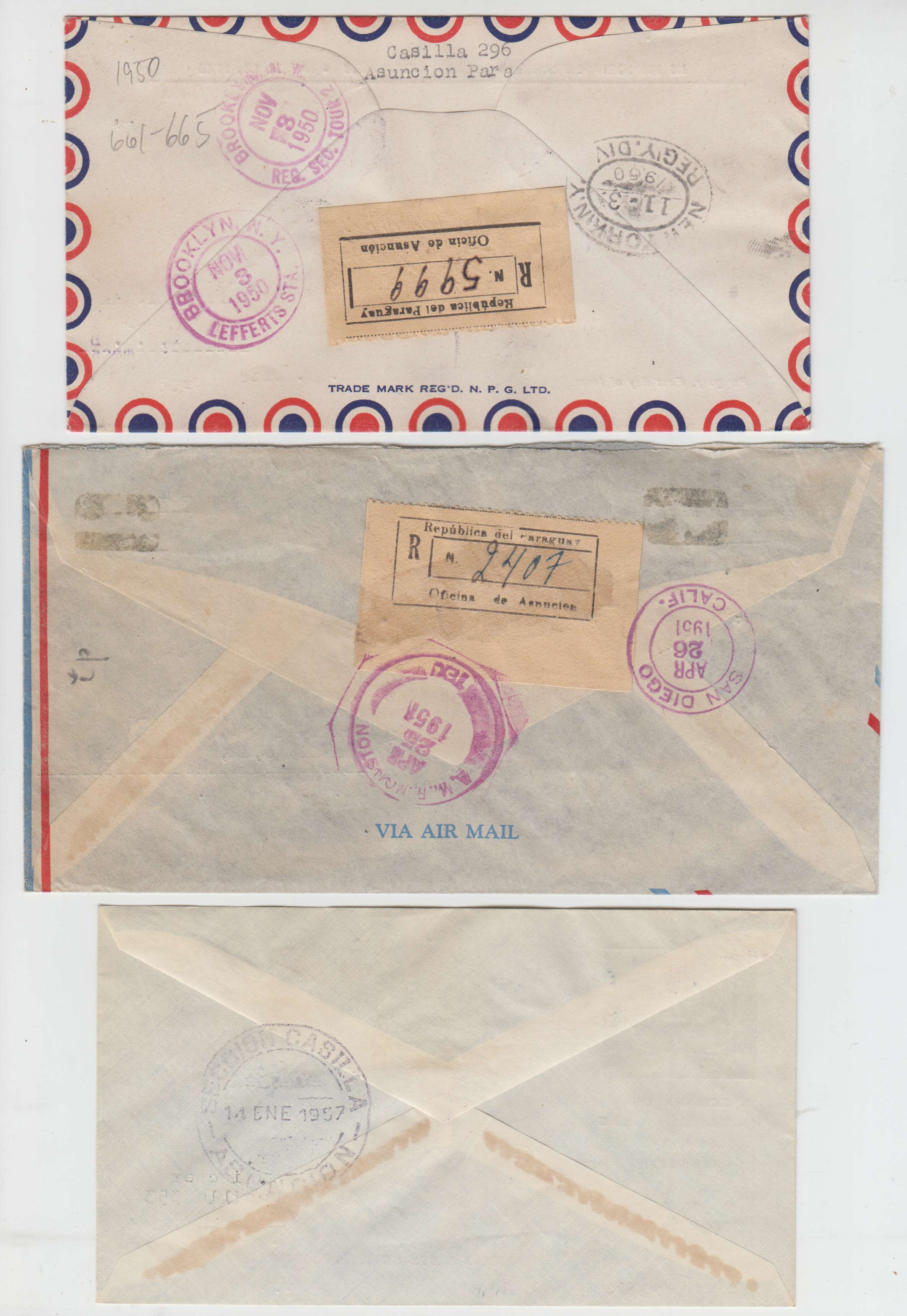 Paraguay 1950 — United Nations & F