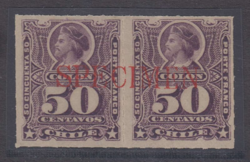 Chile 1878 — Columbus