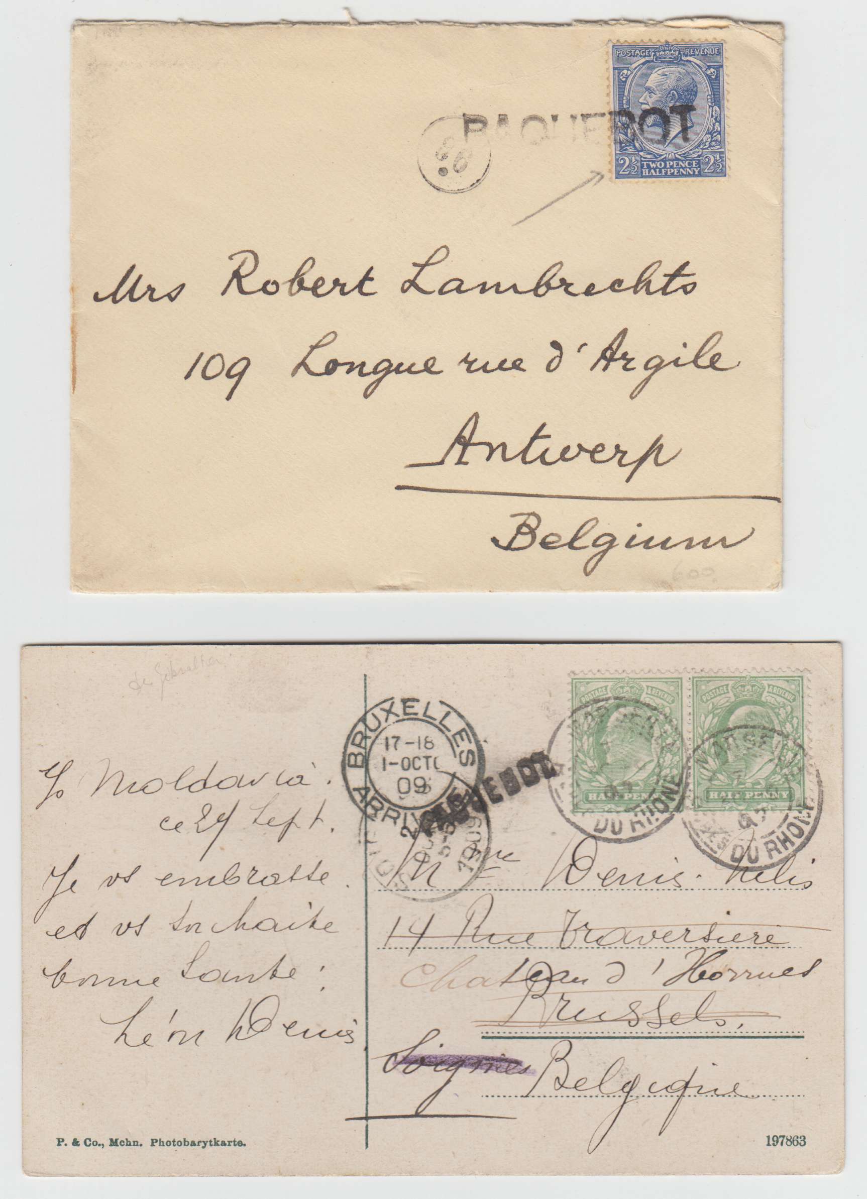 Great Britain 1905 — Maritime mail