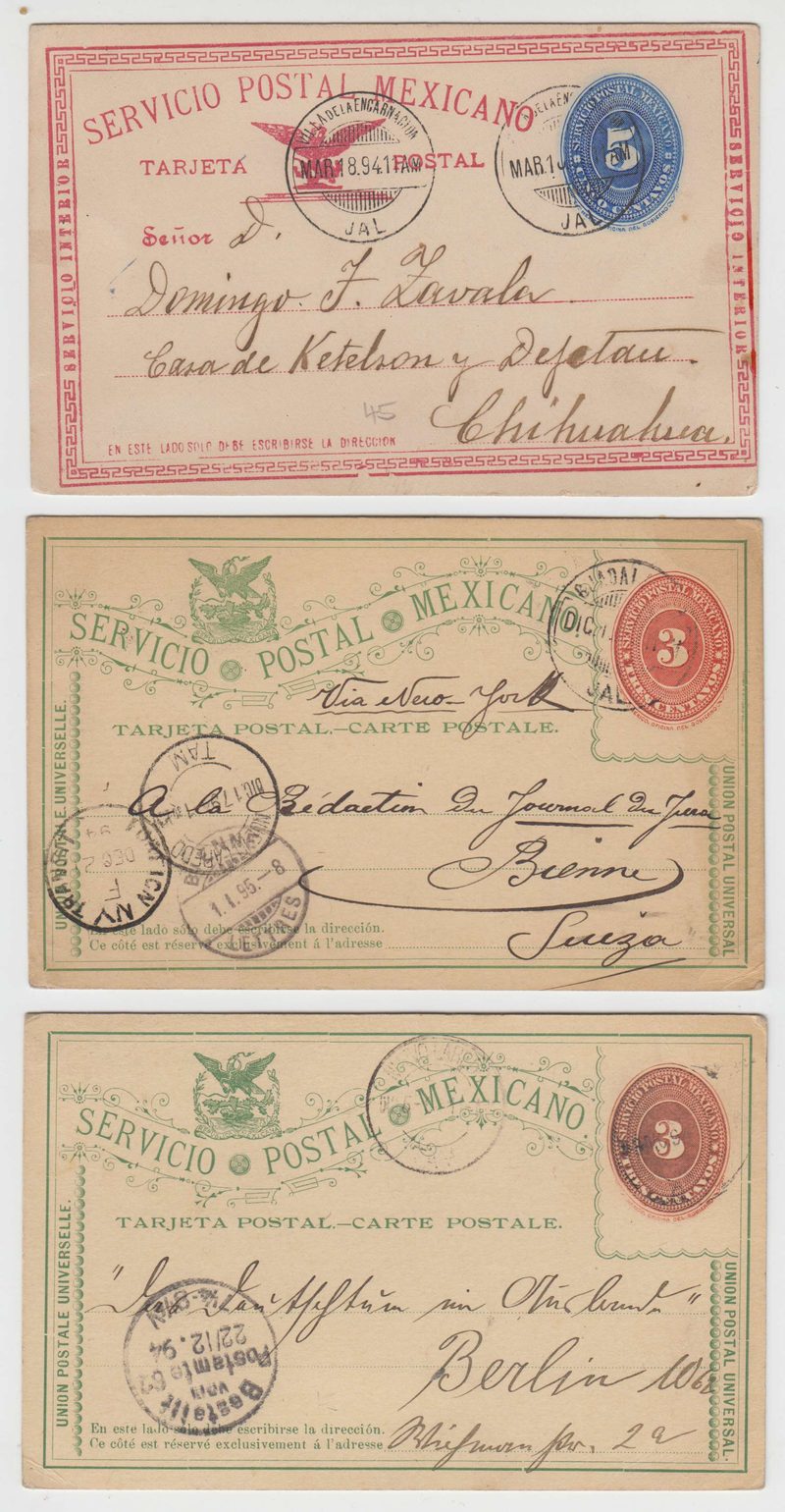 Mexico 1894 — Numeral issue