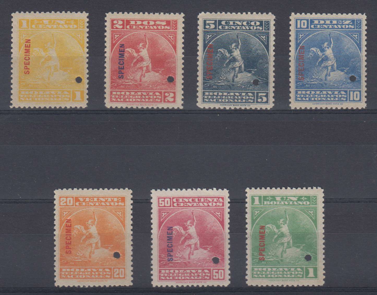 Bolivia 1901 — Telegraph