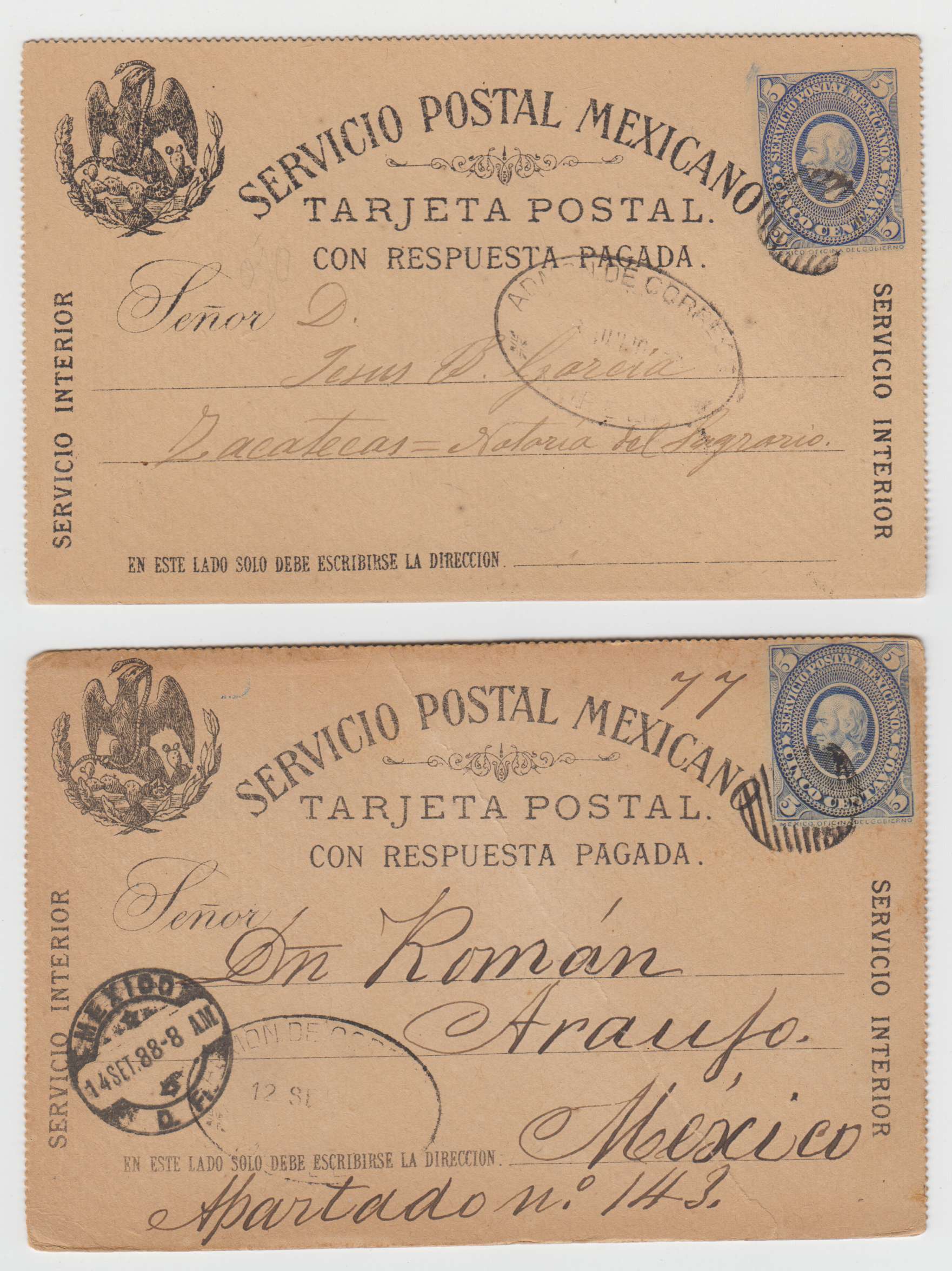 Mexico 1888 — Hidalgo