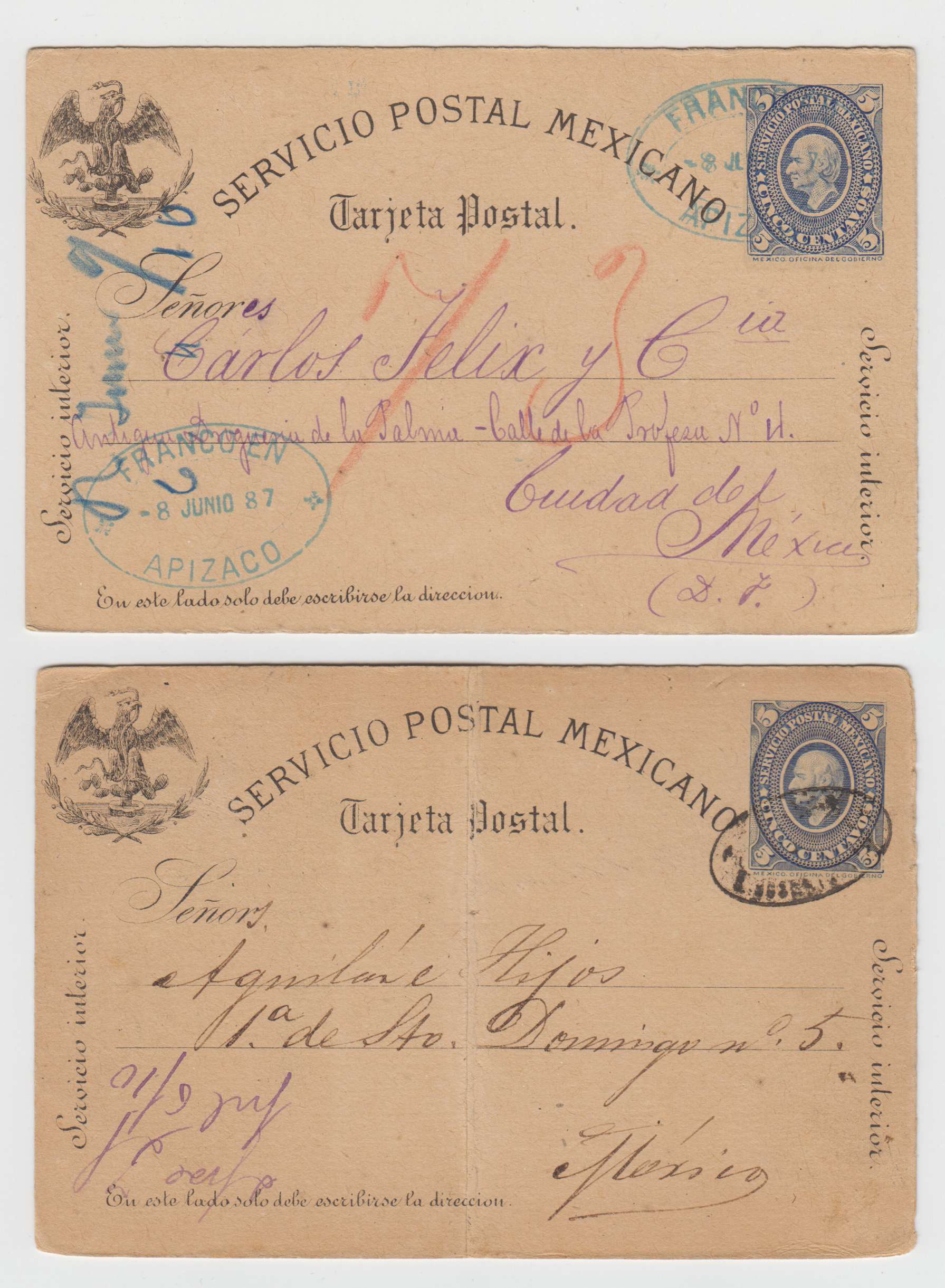 Mexico 1886 — Hidalgo