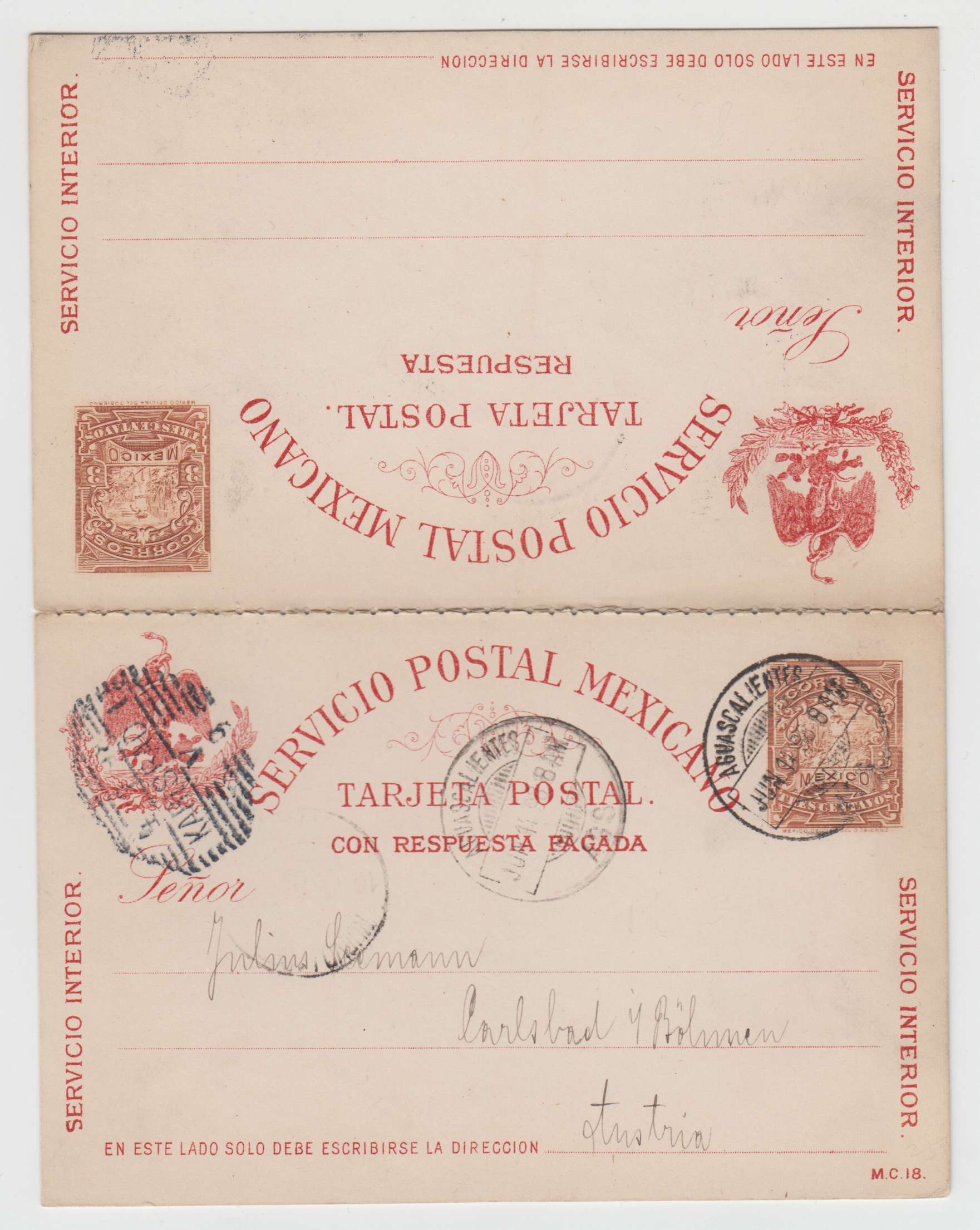 Mexico 1898 — Mepsi Pc87