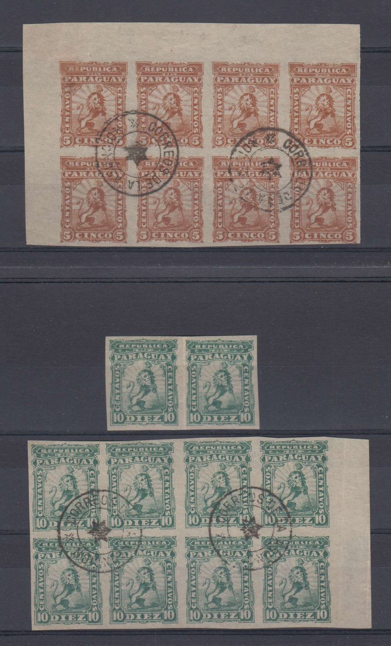 Paraguay 1879 — Lion issue