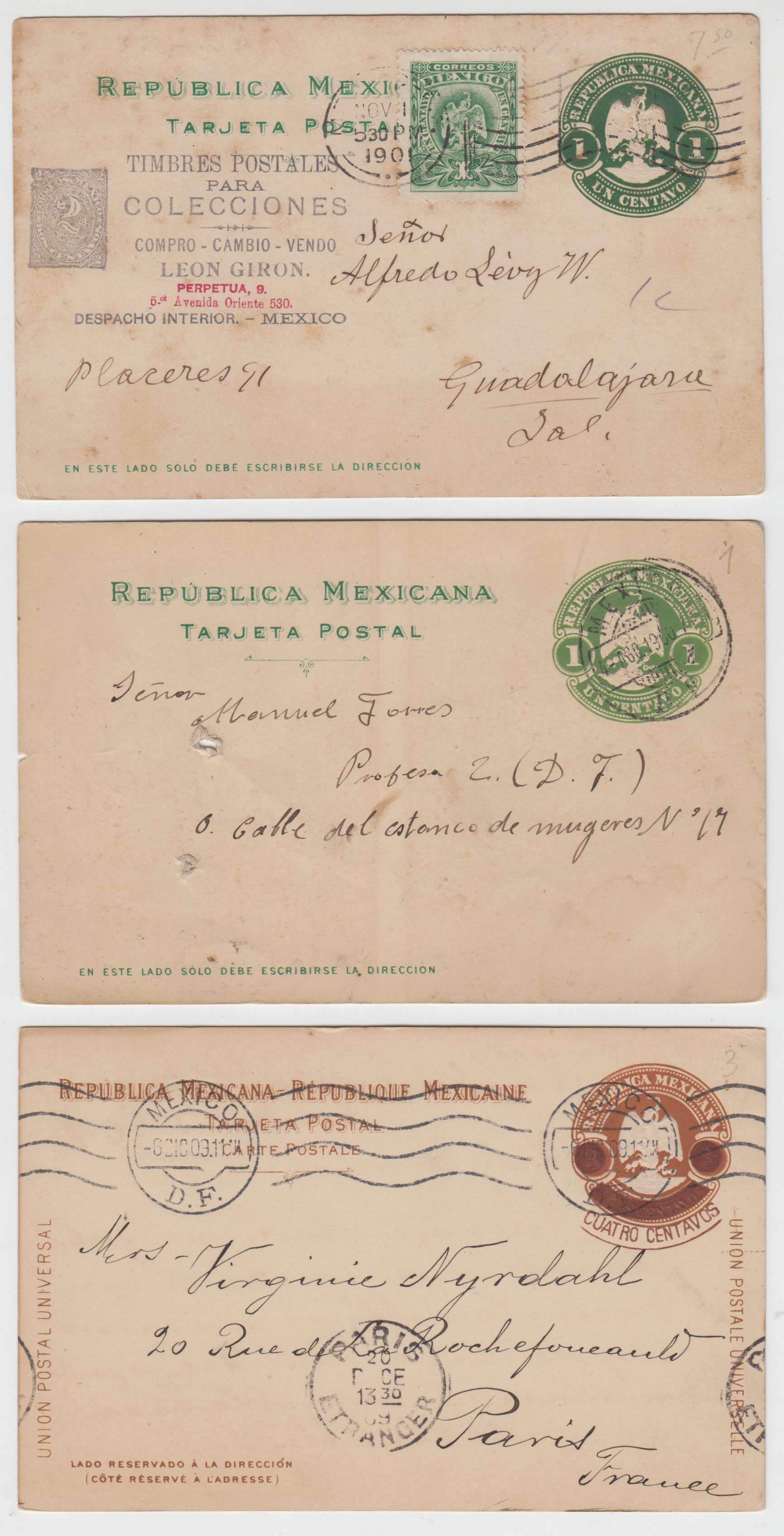 Mexico 1900 — Mepsi Pc104 thru PC 127 not complete