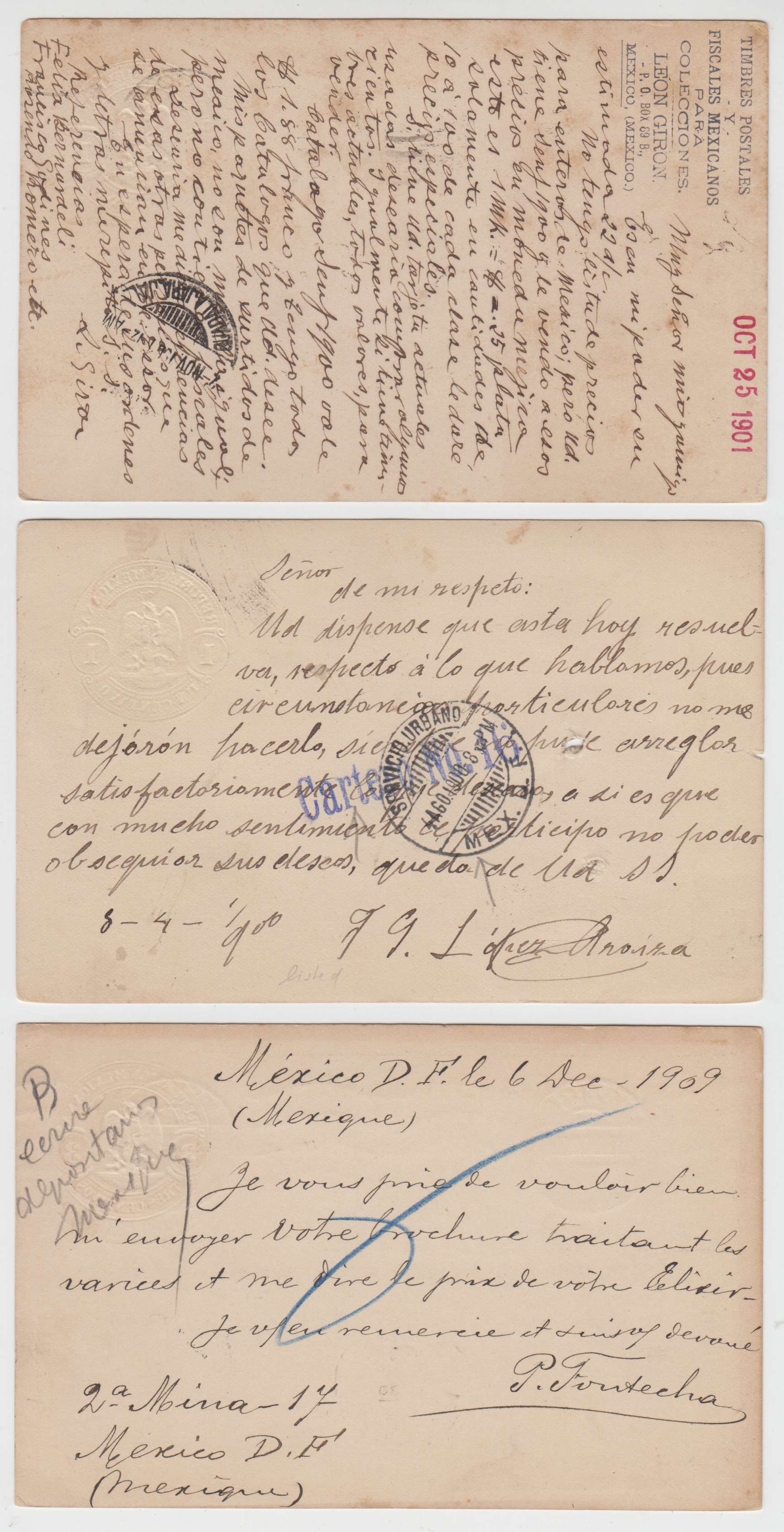 Mexico 1900 — Mepsi Pc104 thru PC 127 not complete