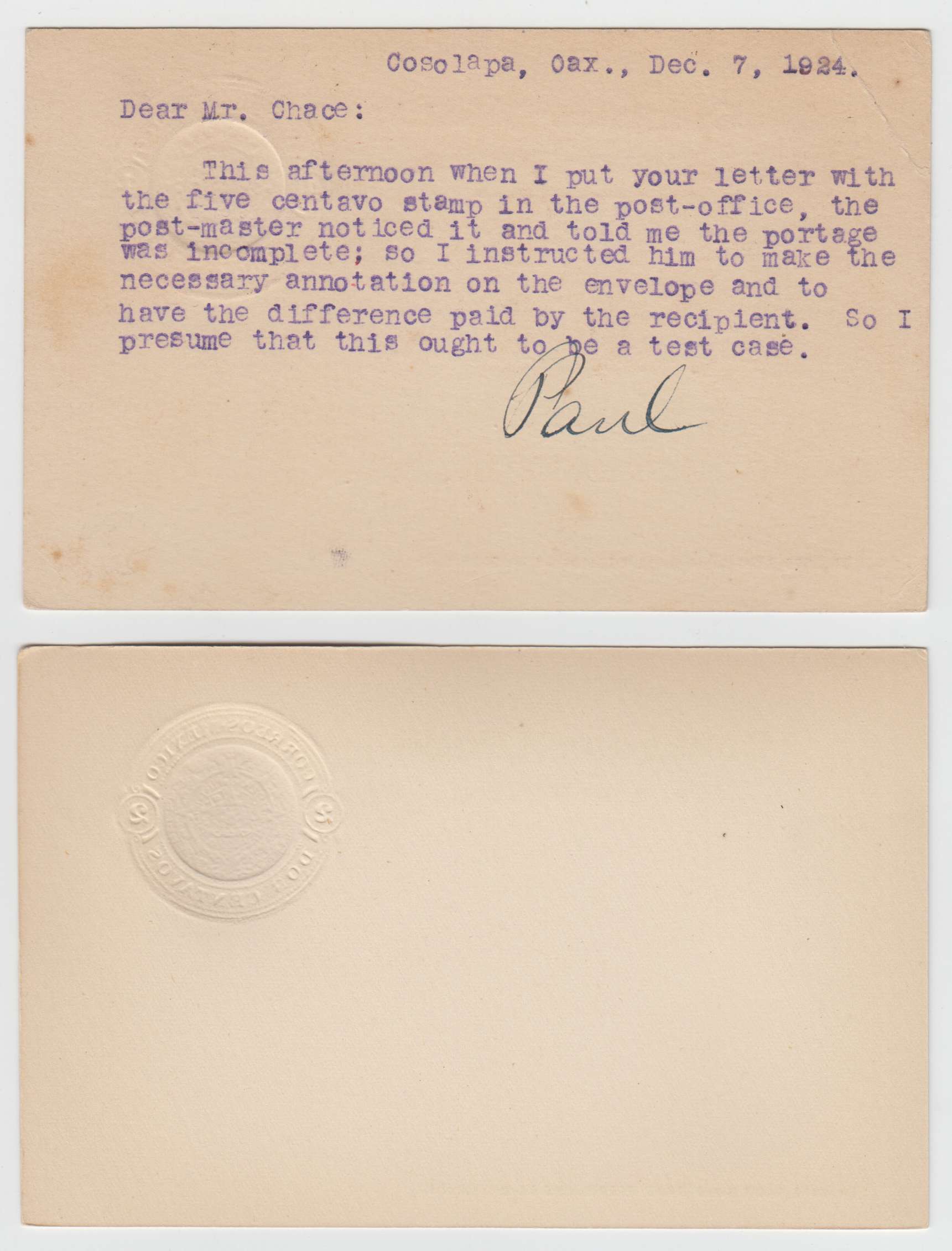 Mexico 1900 — Mepsi Pc104 thru PC 127 not complete
