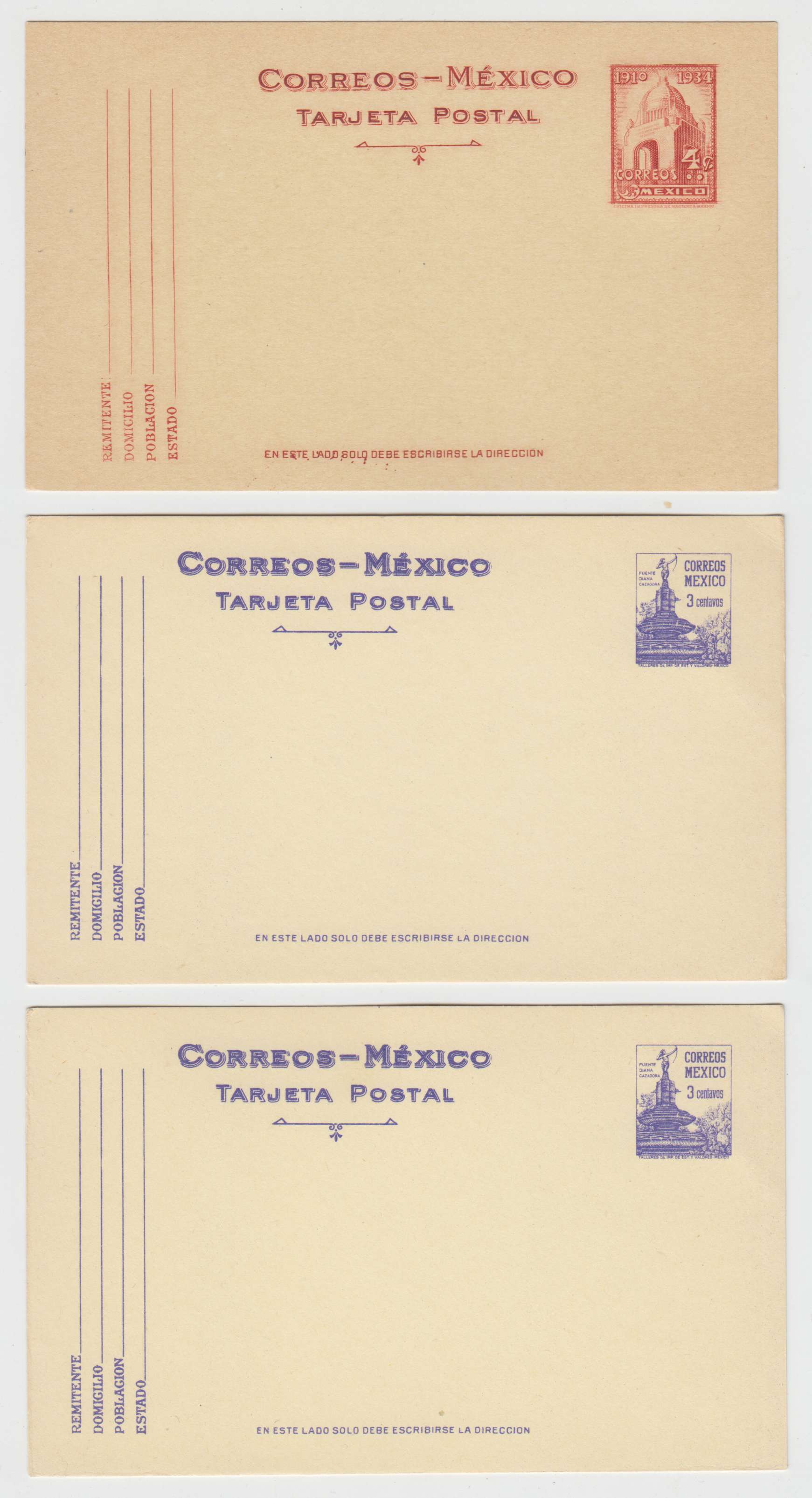 Mexico 1923 — Mepsi Pc126 thru Pc145 not complete