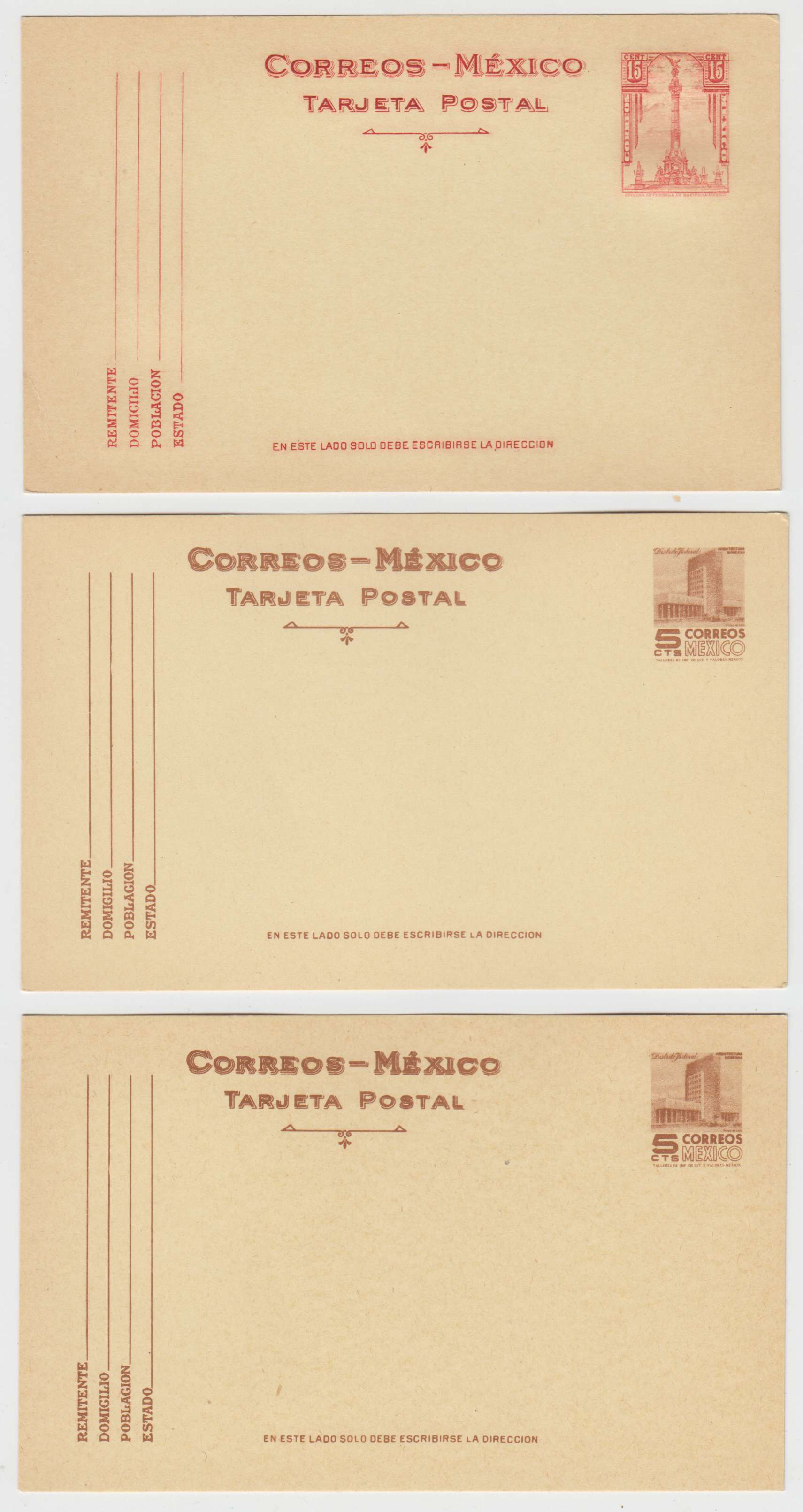Mexico 1923 — Mepsi Pc126 thru Pc145 not complete