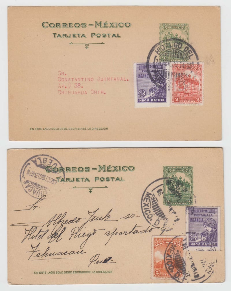 Mexico 1930 — Mepsi Pc128-129 & 129a