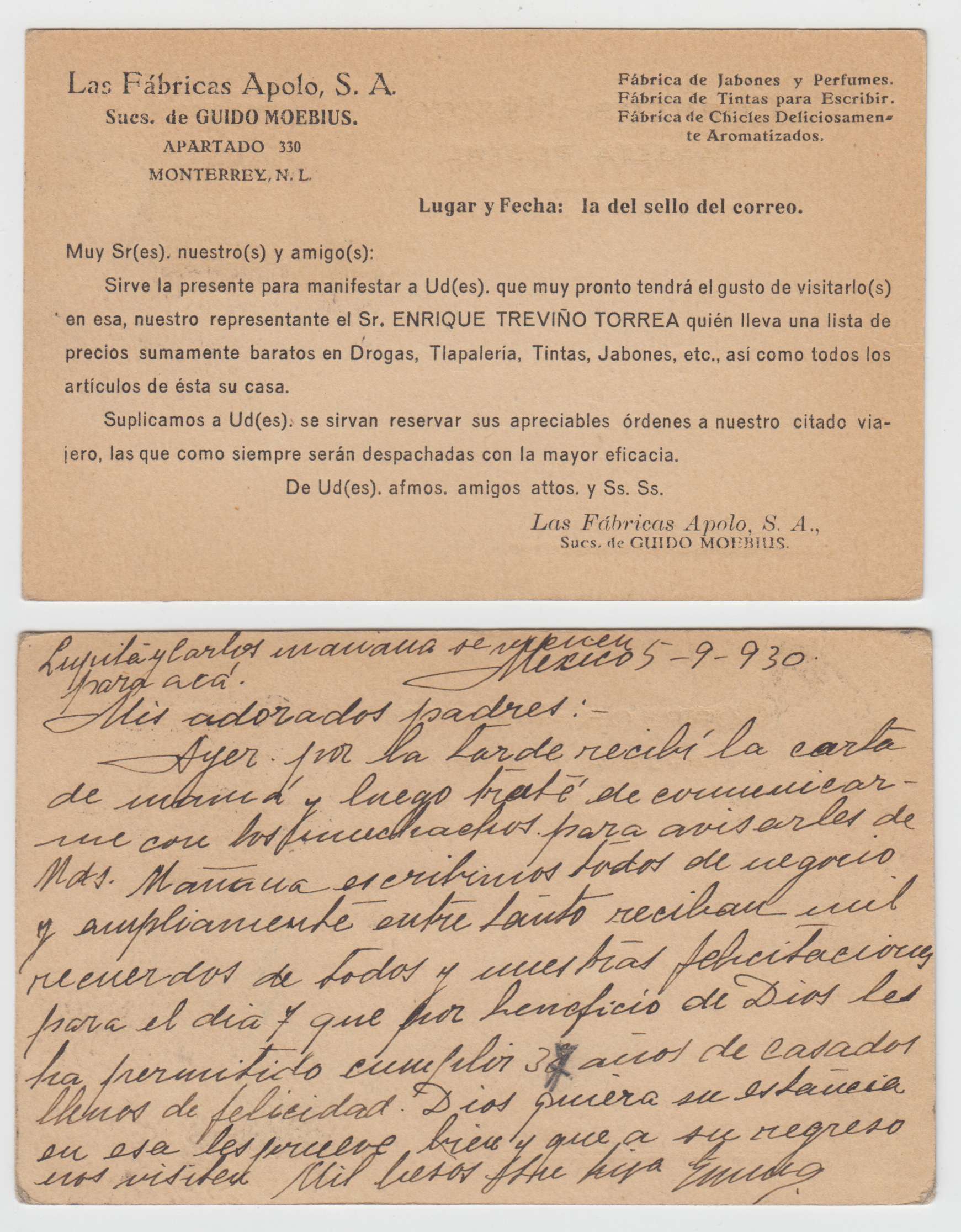 Mexico 1930 — Mepsi Pc128-129 & 129a