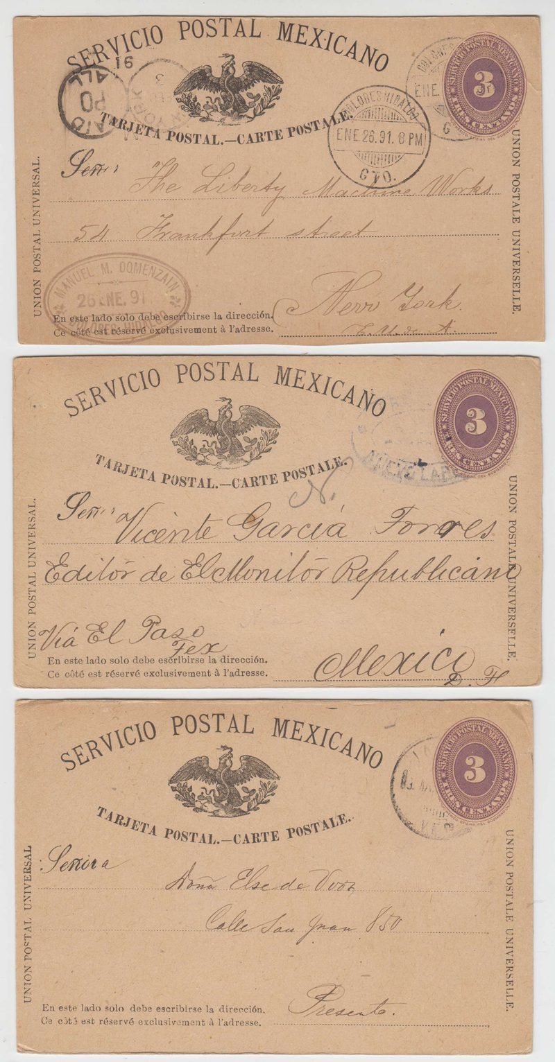 Mexico 1887 — Numerals
