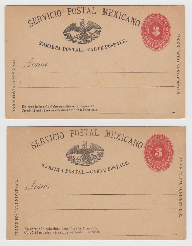 Mexico 1887 — Numerals