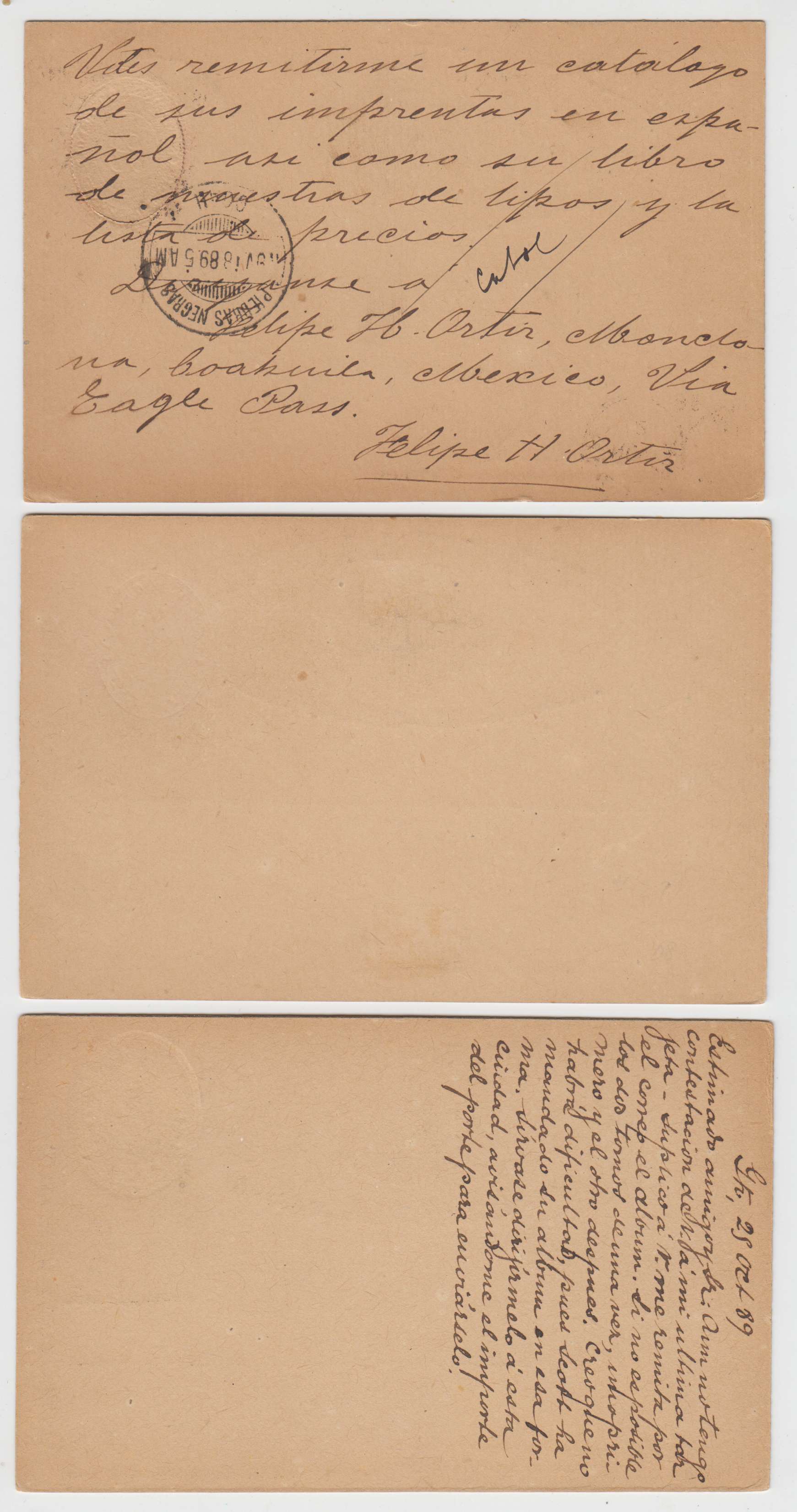 Mexico 1889 — Numerals