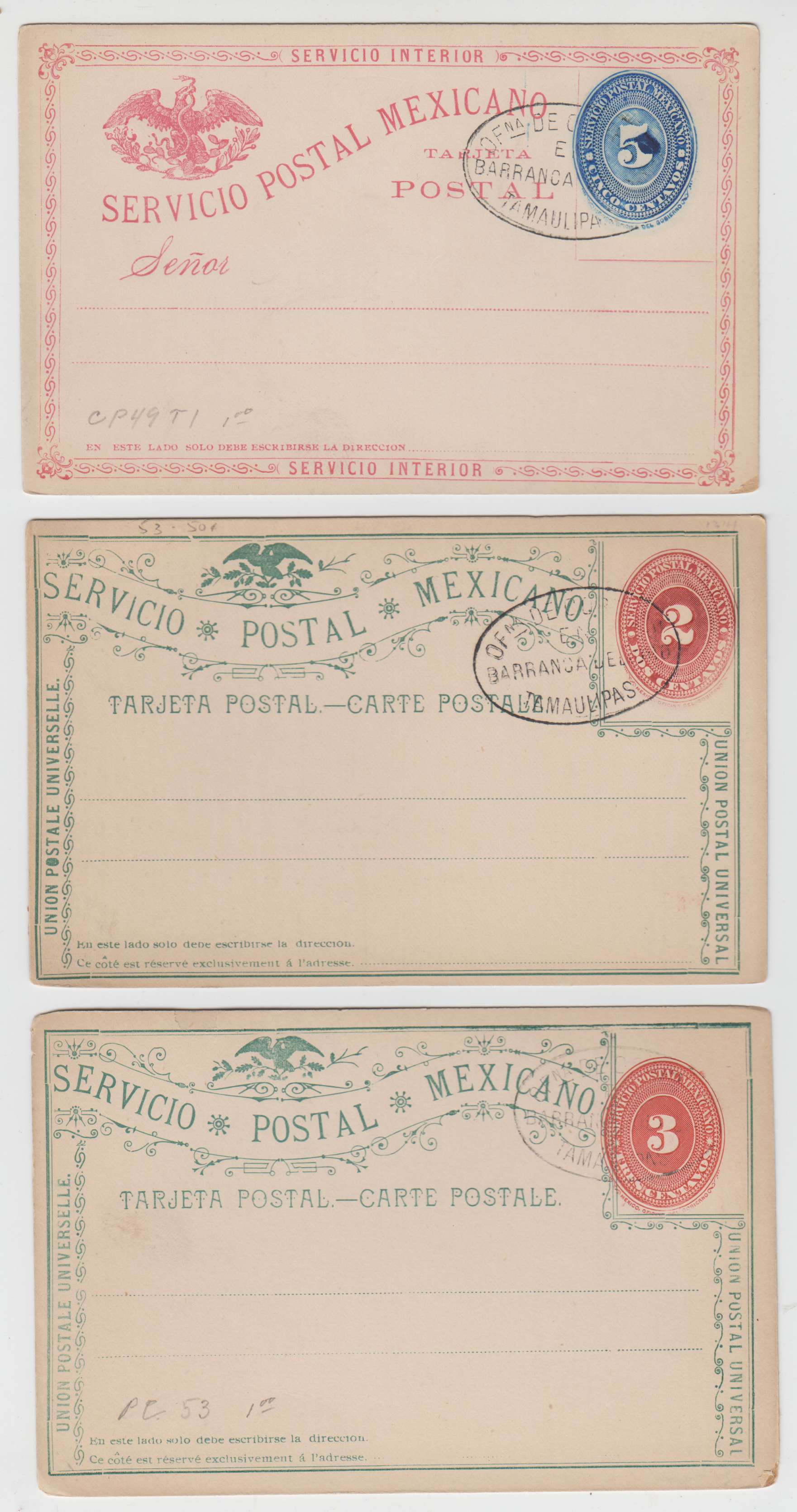Mexico 1891 — Numerals