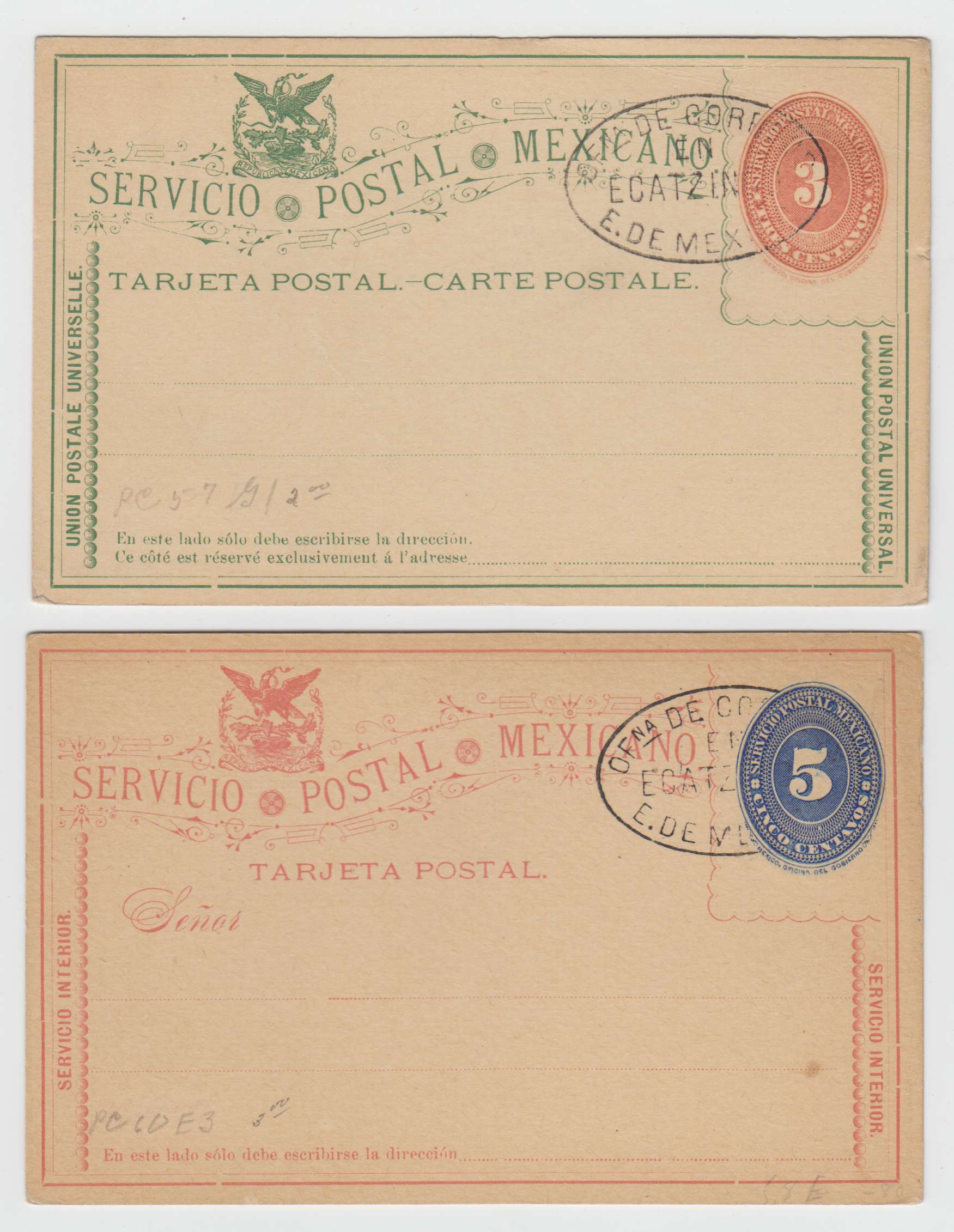 Mexico 1891 — Numerals