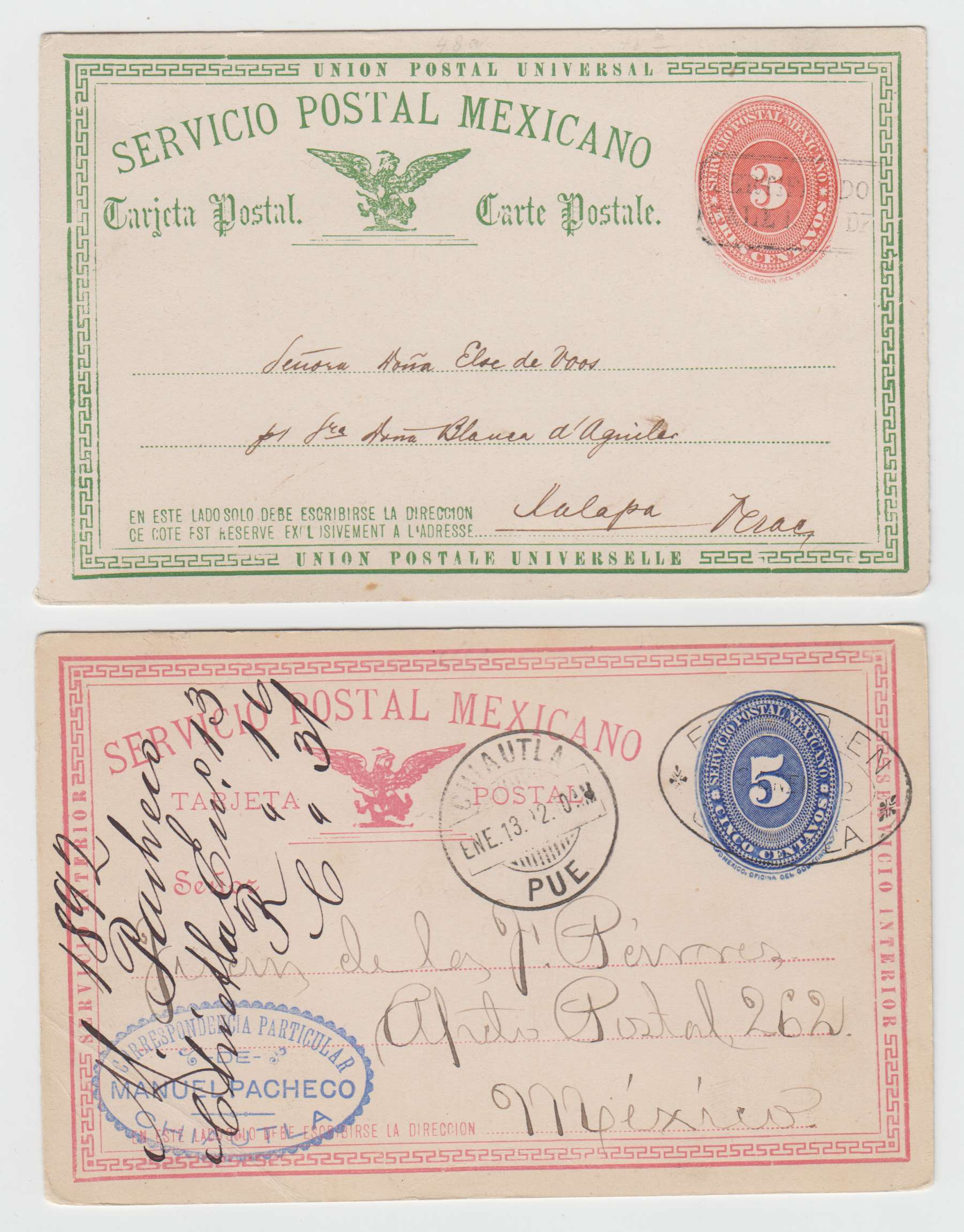 Mexico 1892 — Numerals