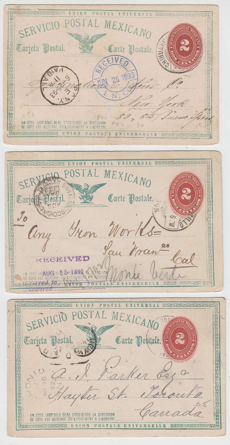 Mexico 1892 — Numerals