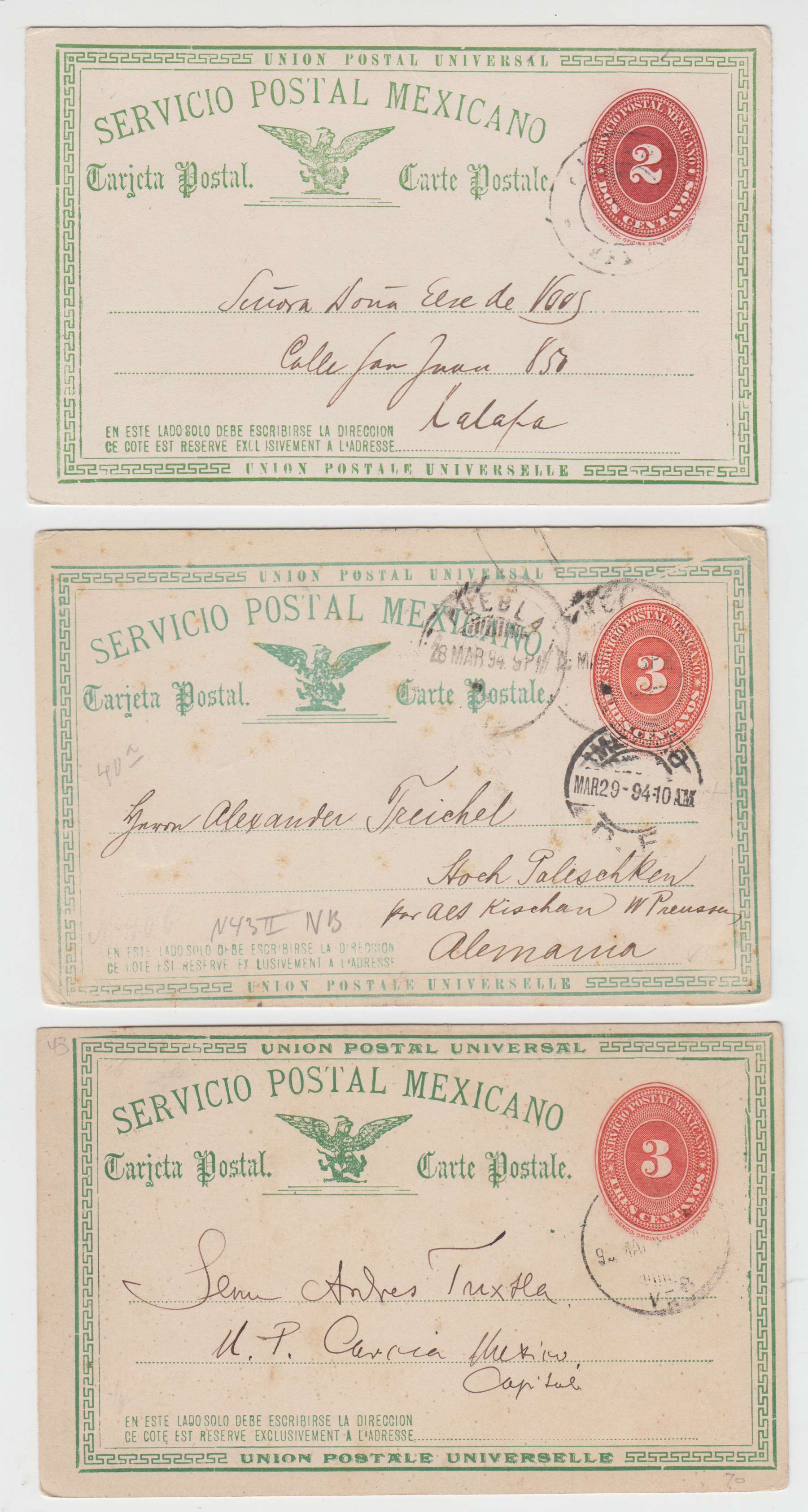 Mexico 1892 — Numerals
