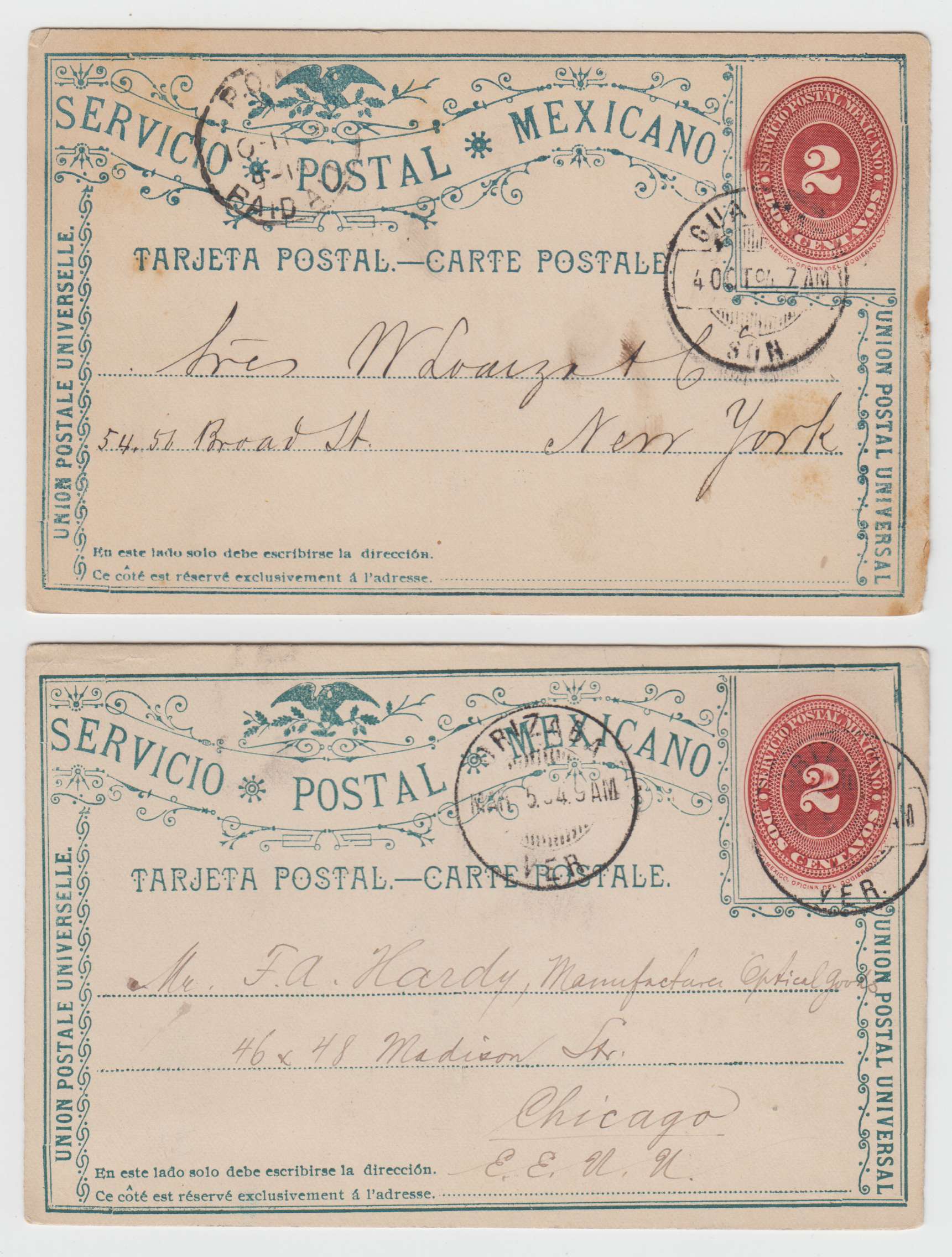 Mexico 1892 — Numerals