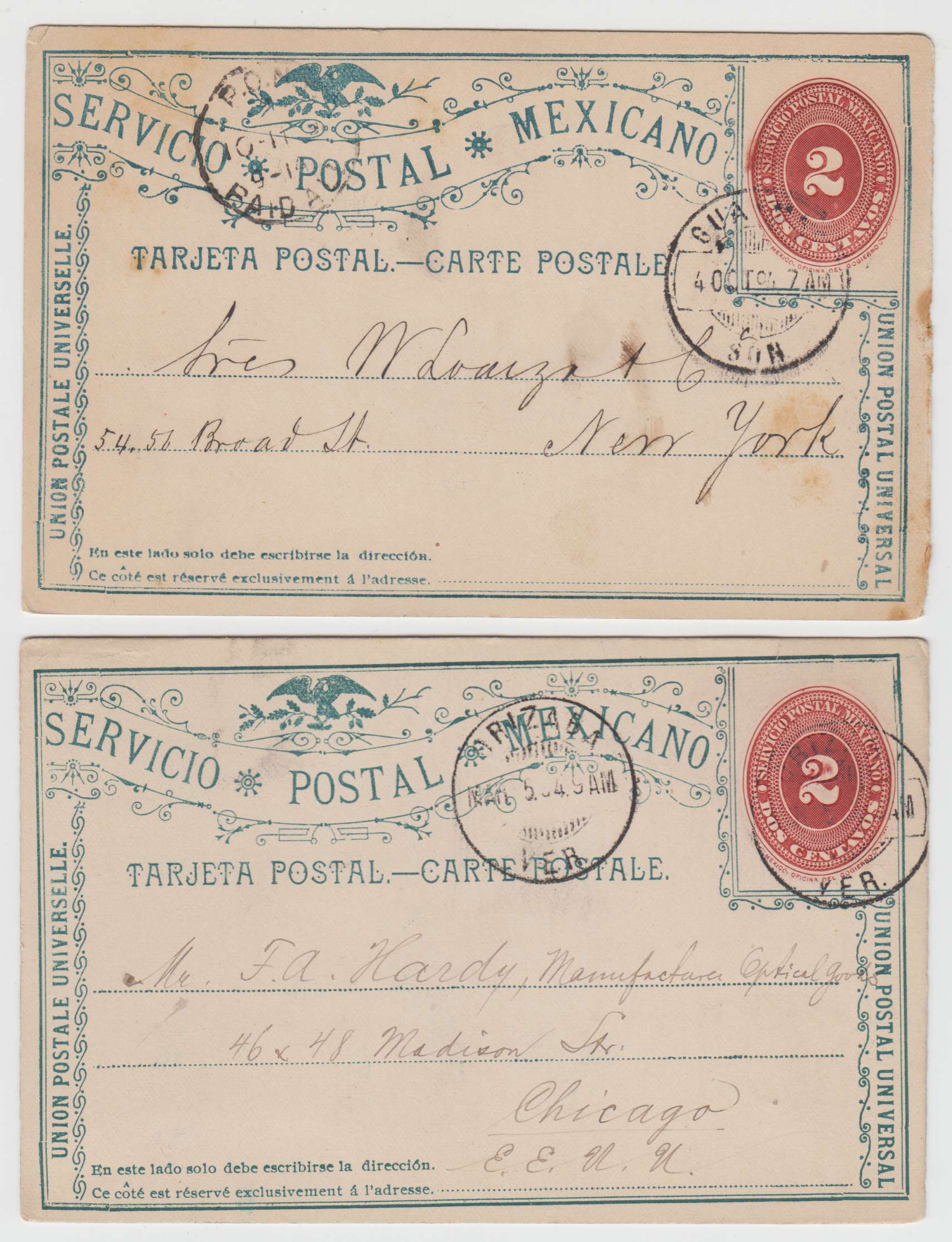 Mexico 1892 — Numerals