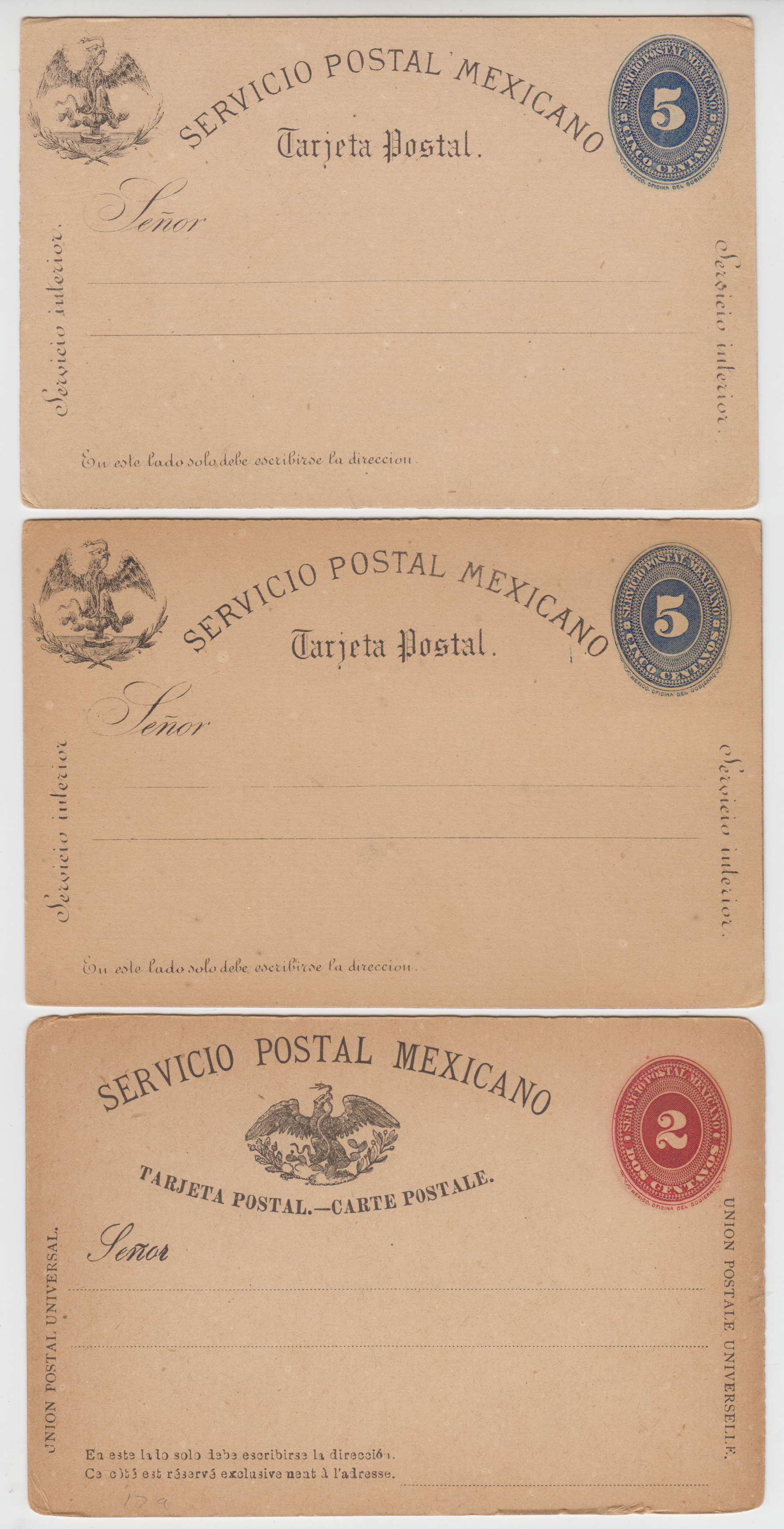 Mexico 1886 — Numerals