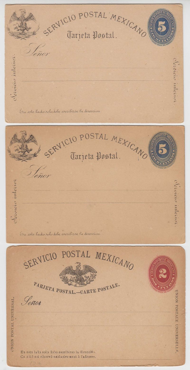 Mexico 1886 — Numerals