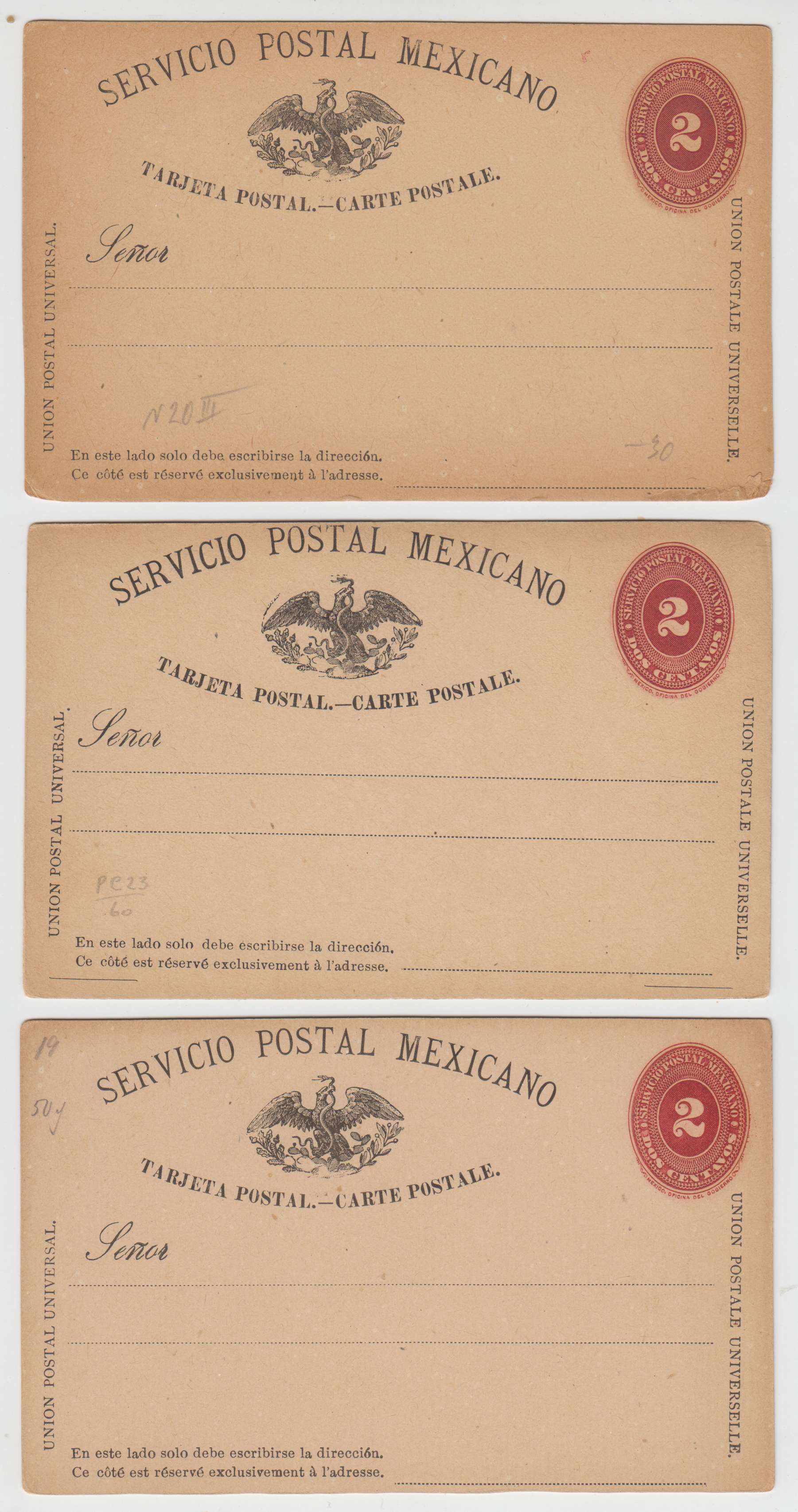 Mexico 1886 — Numerals