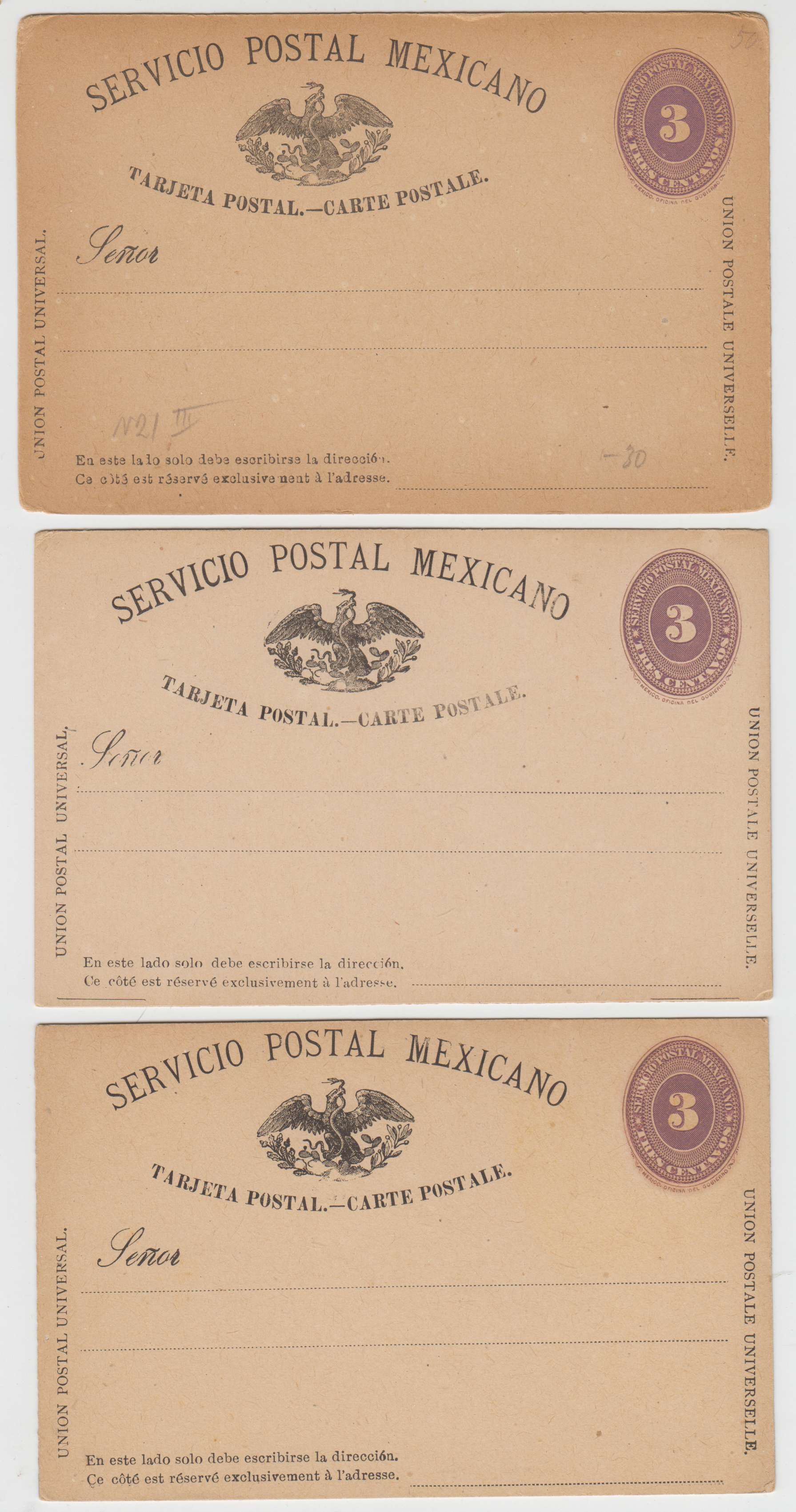 Mexico 1886 — Numerals
