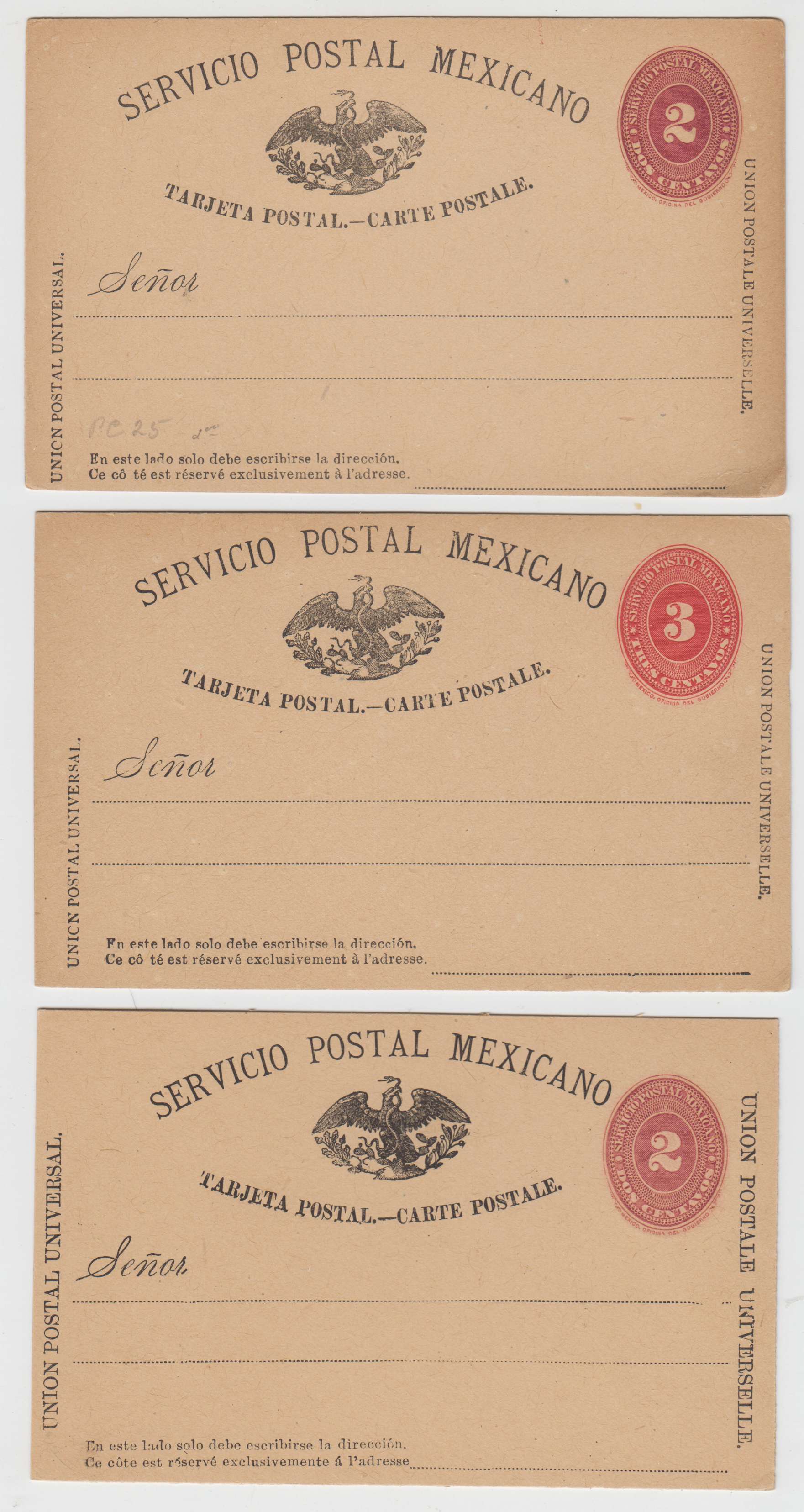 Mexico 1886 — Numerals
