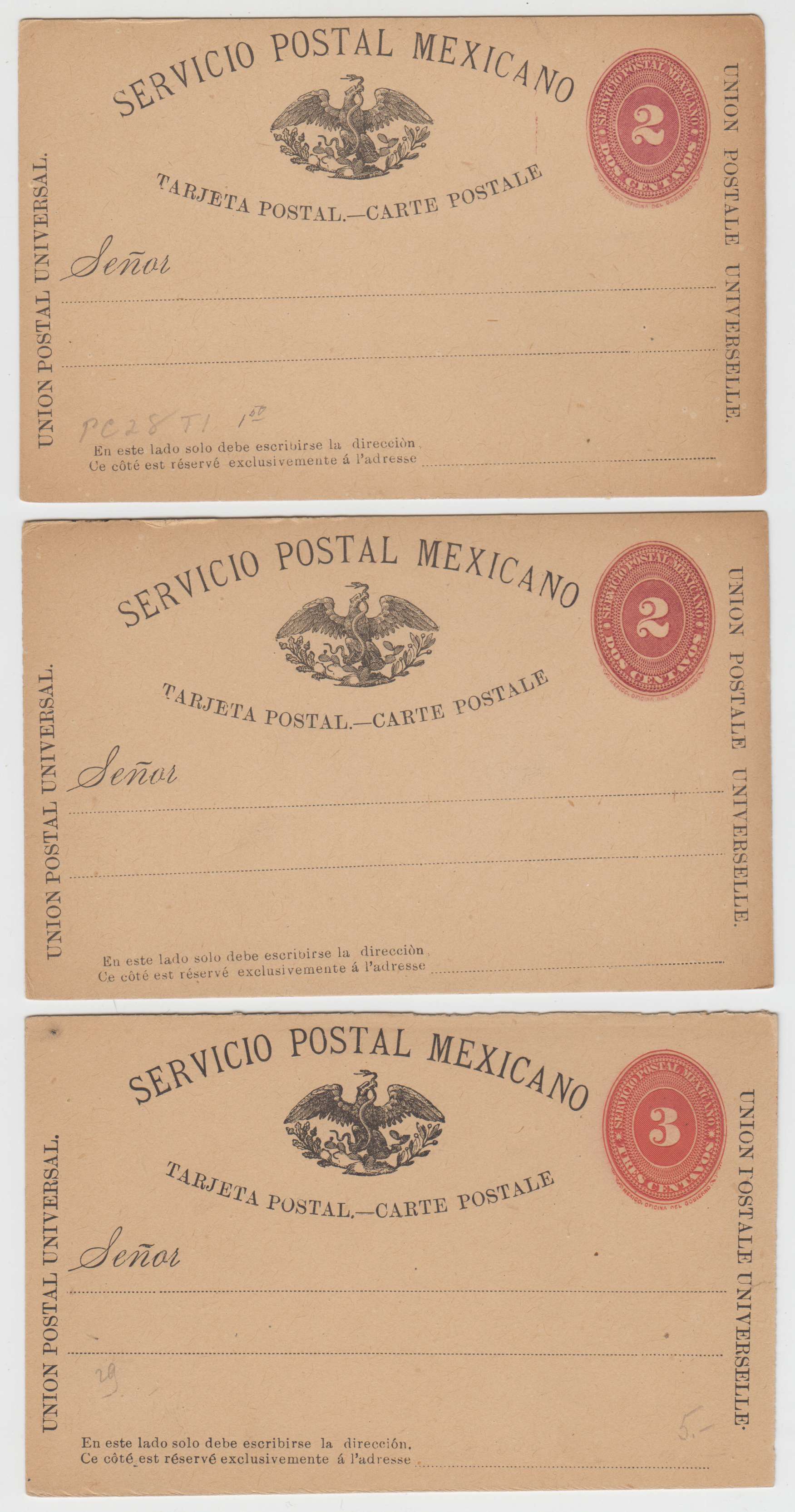 Mexico 1886 — Numerals