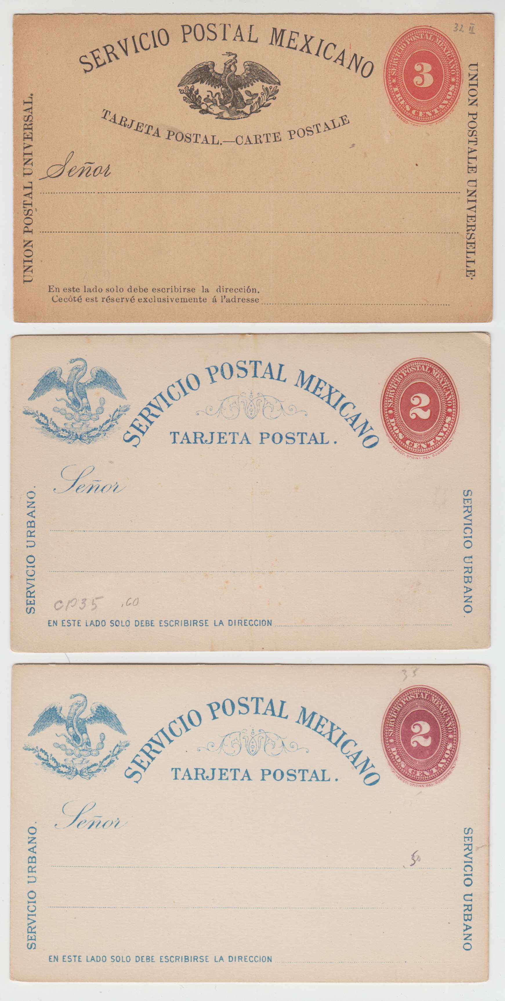 Mexico 1886 — Numerals
