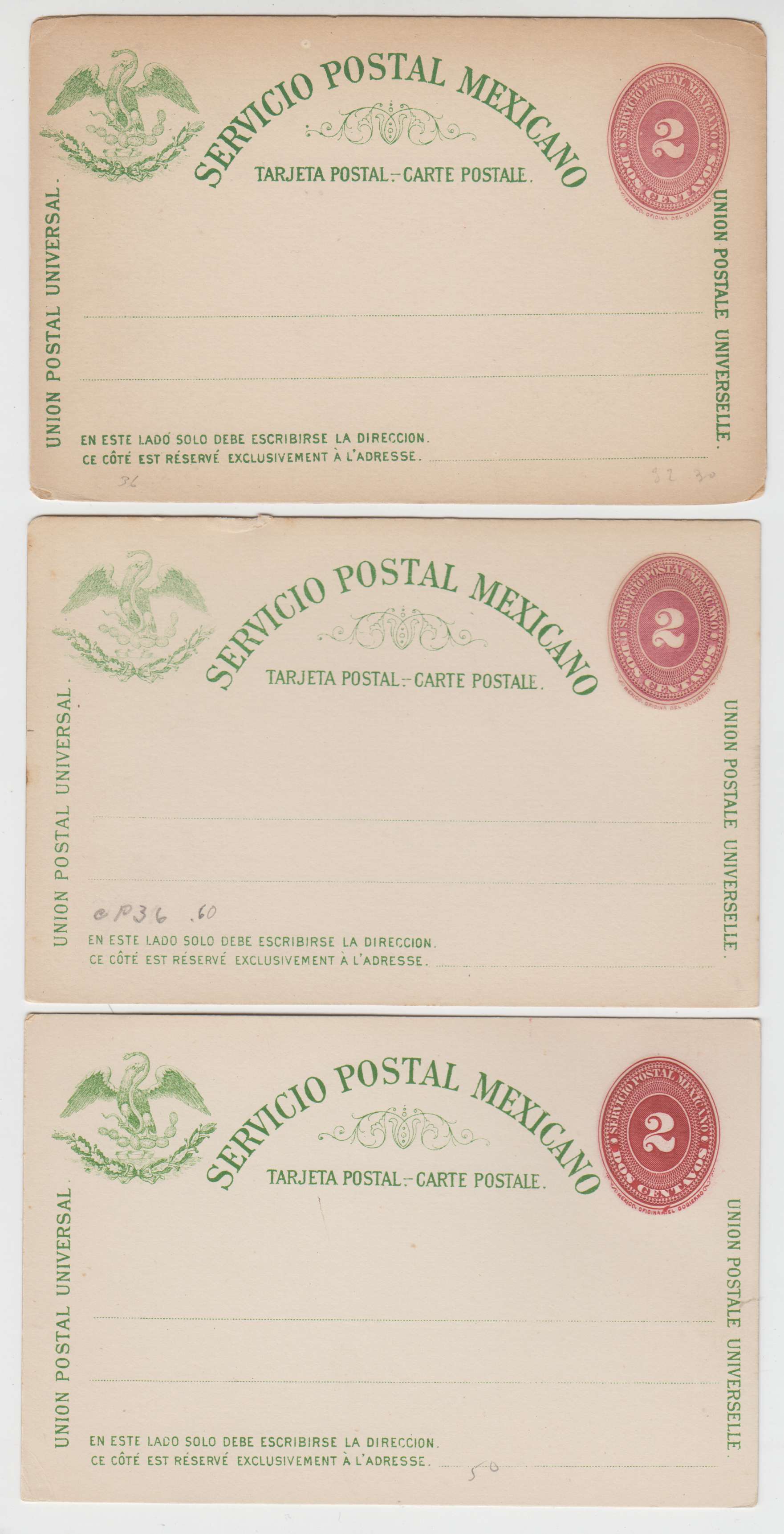 Mexico 1886 — Numerals