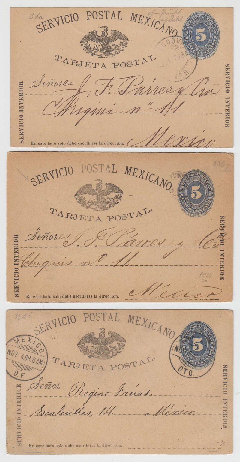 Mexico 1888 — Numerals