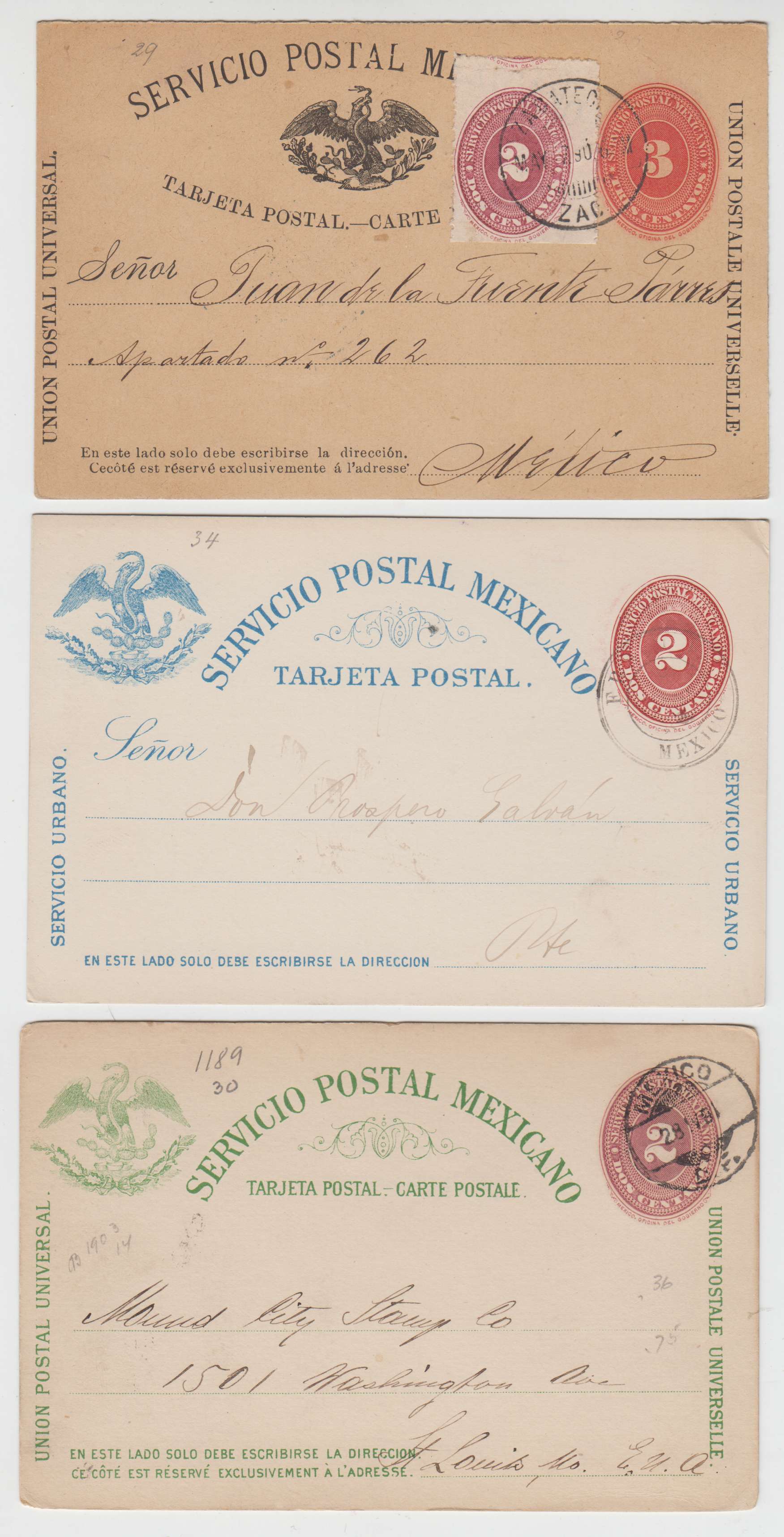 Mexico 1888 — Numerals