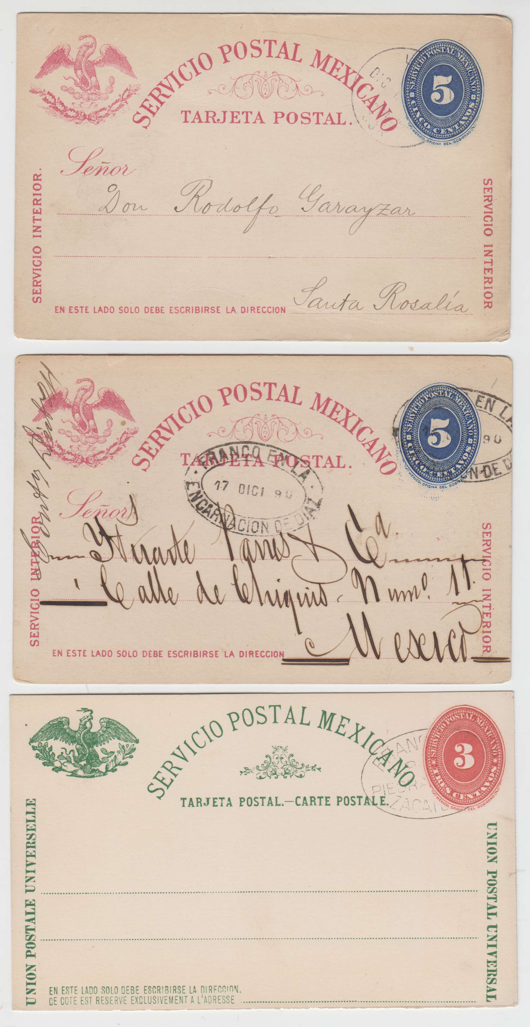 Mexico 1888 — Numerals