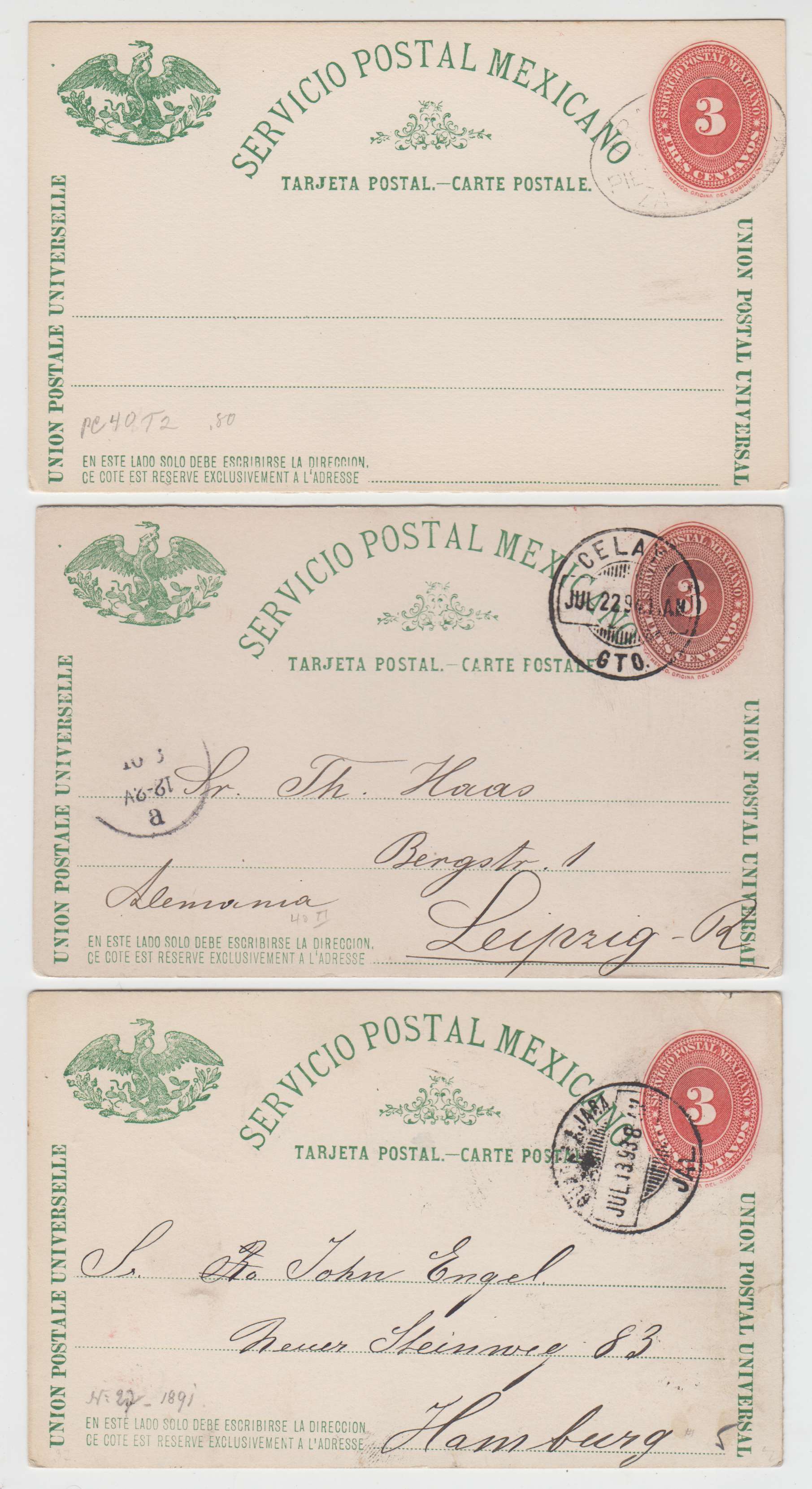 Mexico 1888 — Numerals