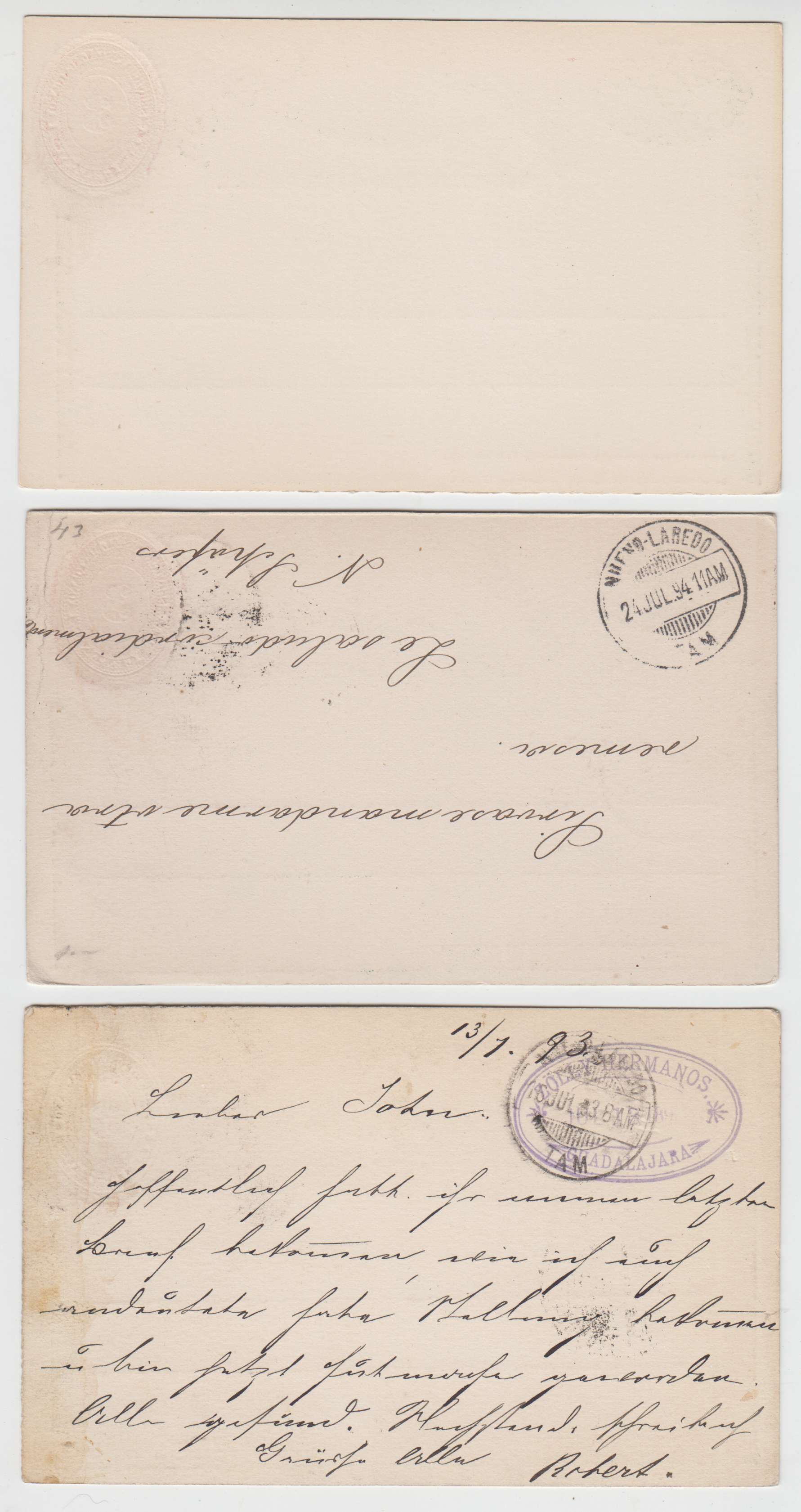 Mexico 1888 — Numerals