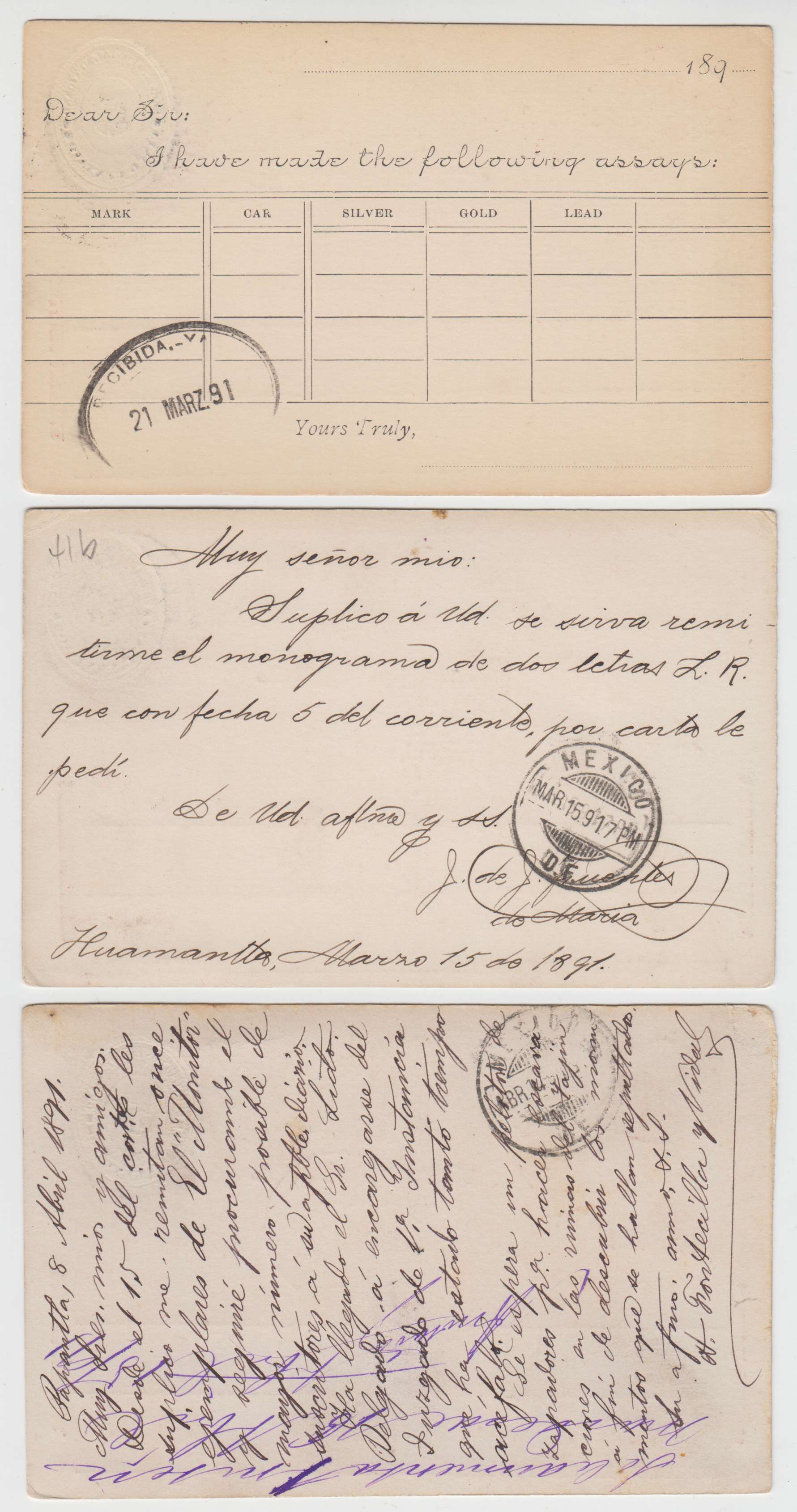 Mexico 1888 — Numerals