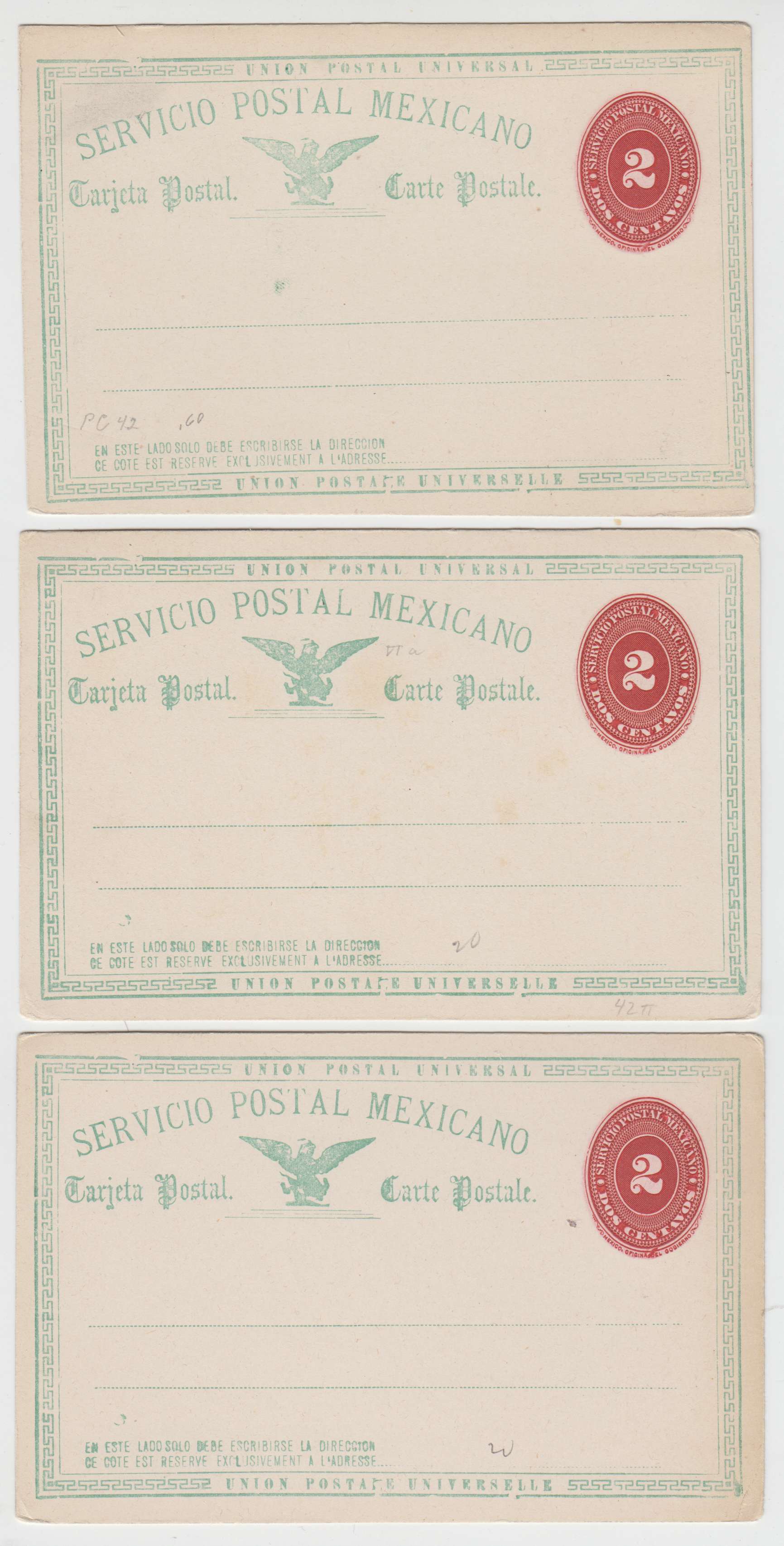 Mexico 1891 — Numerals