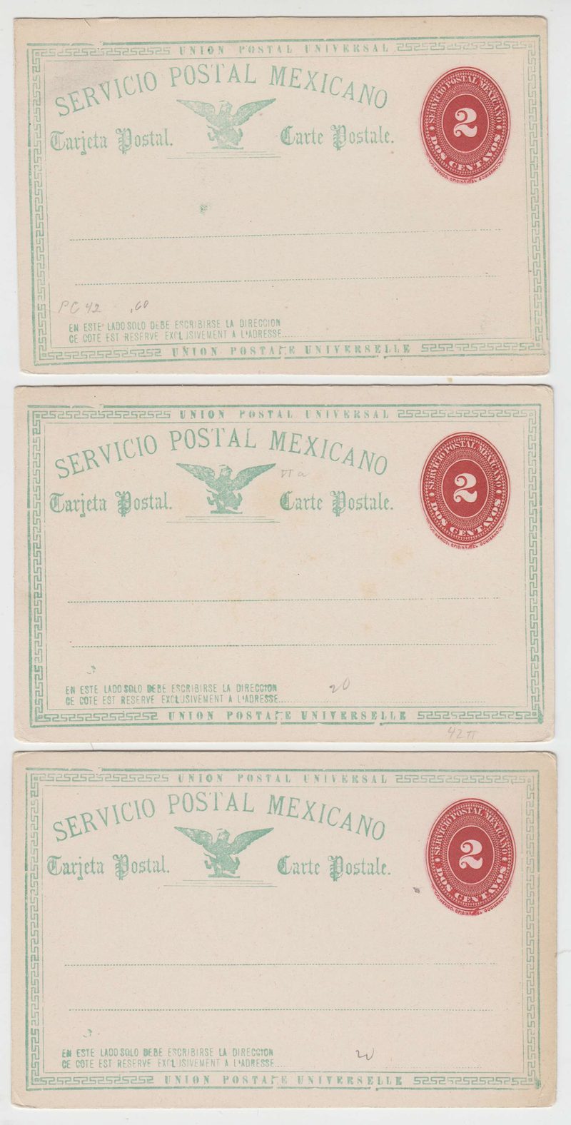 Mexico 1891 — Numerals