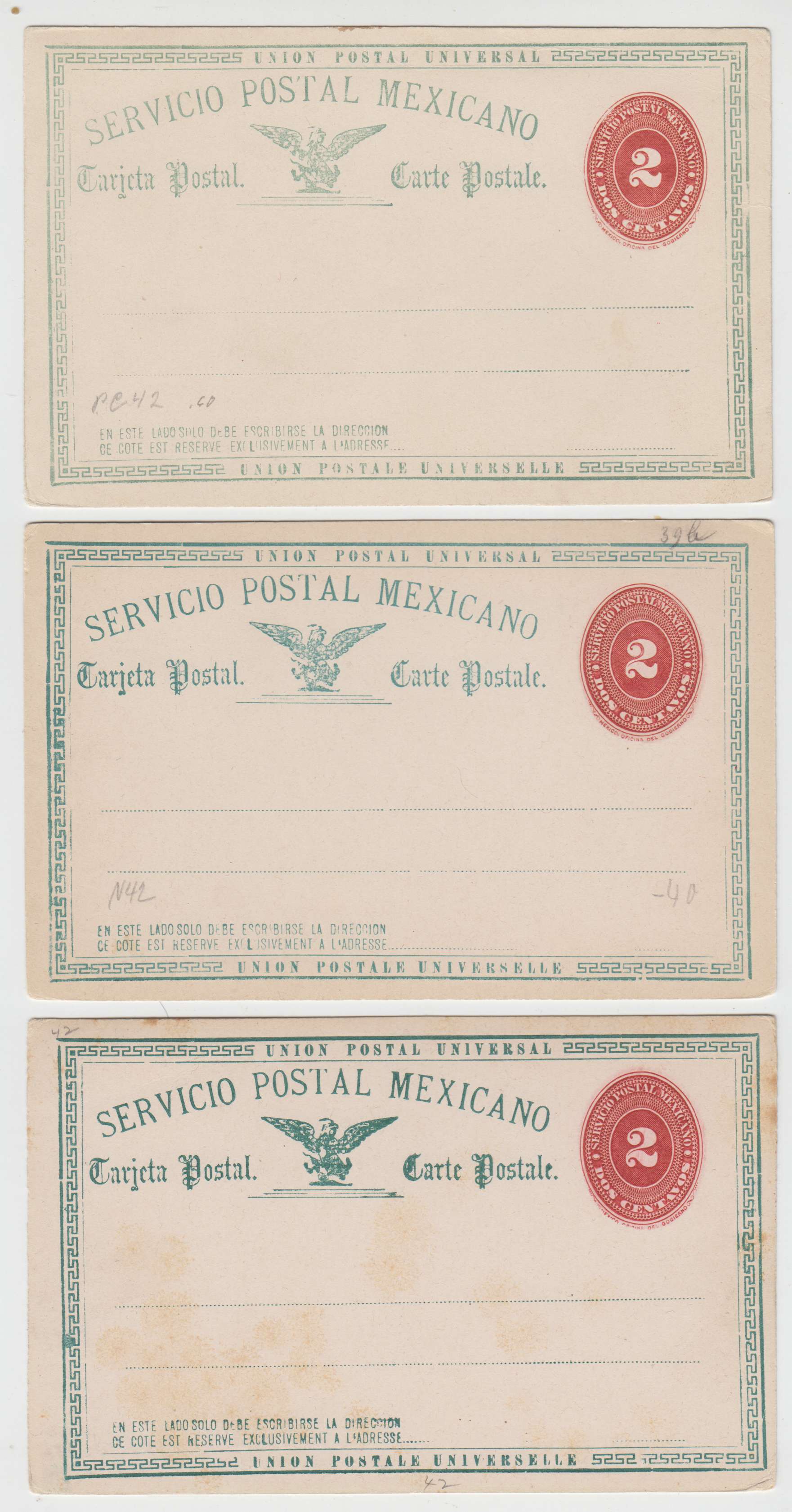 Mexico 1891 — Numerals