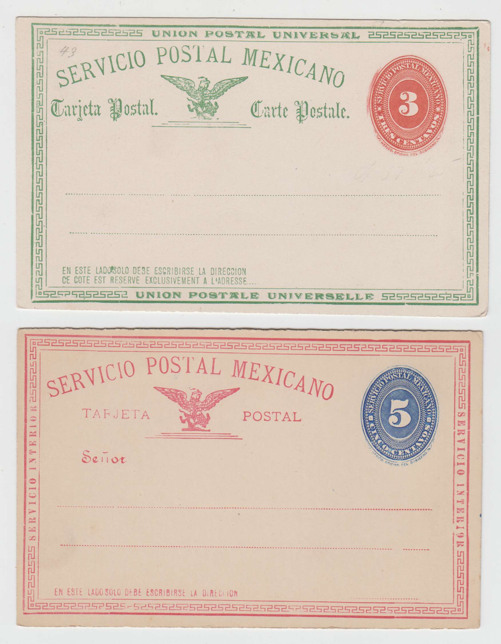 Mexico 1891 — Numerals