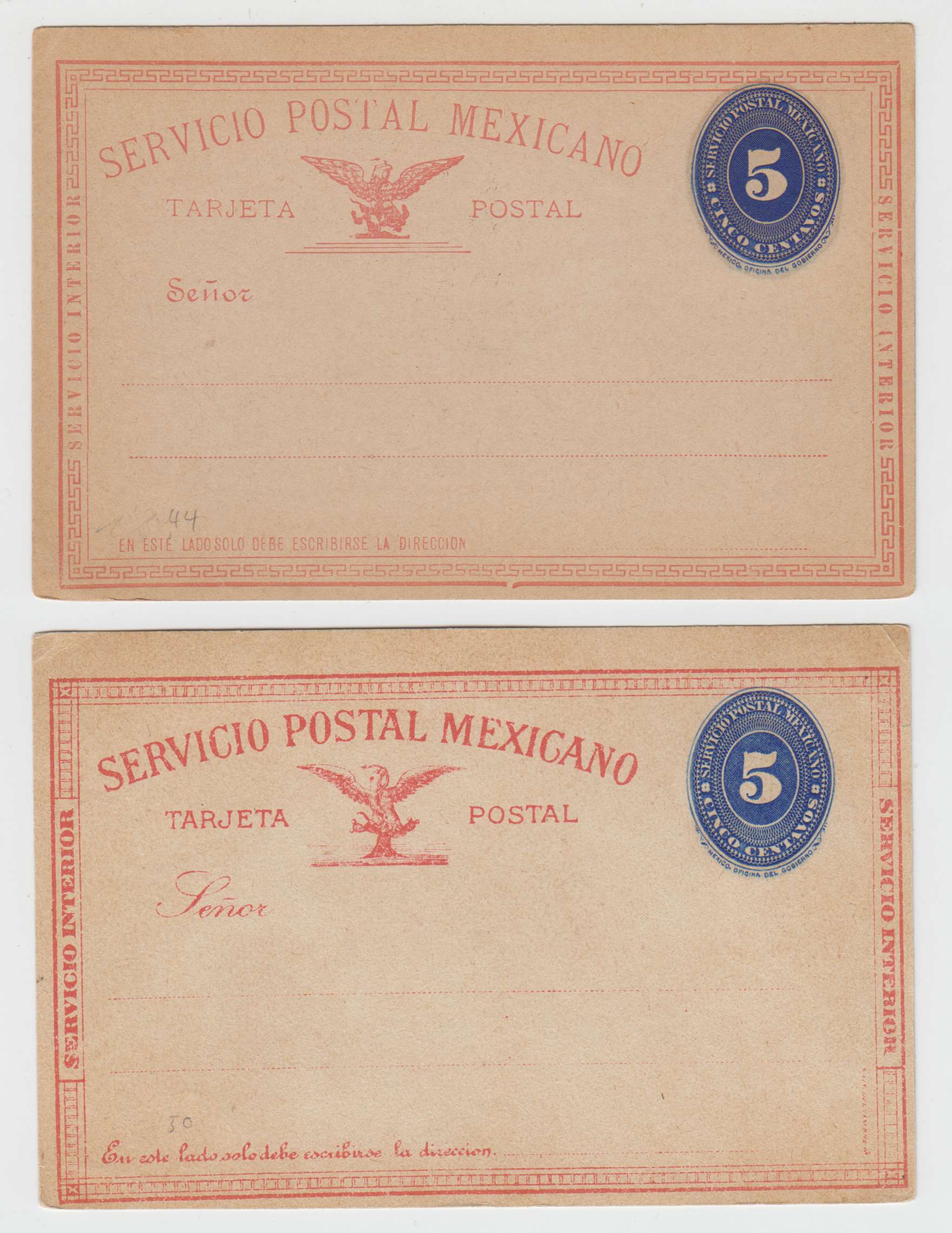 Mexico 1891 — Numerals