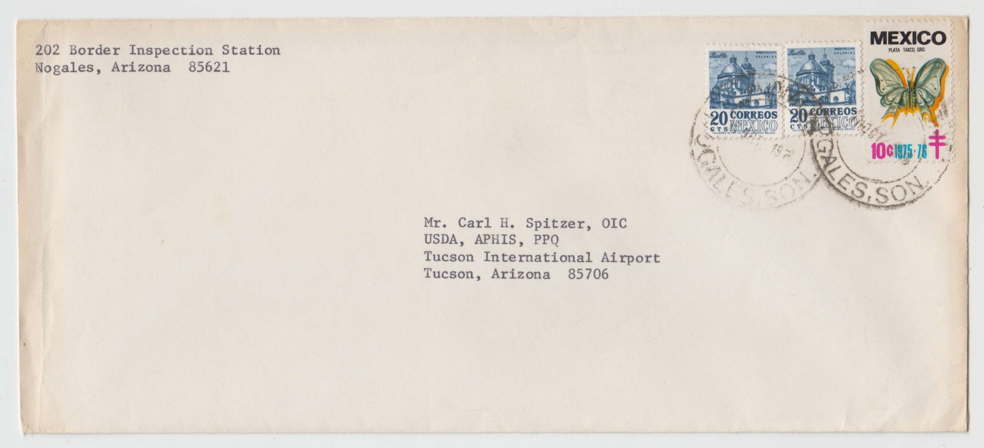 Mexico 1955 — Tbc relief labels