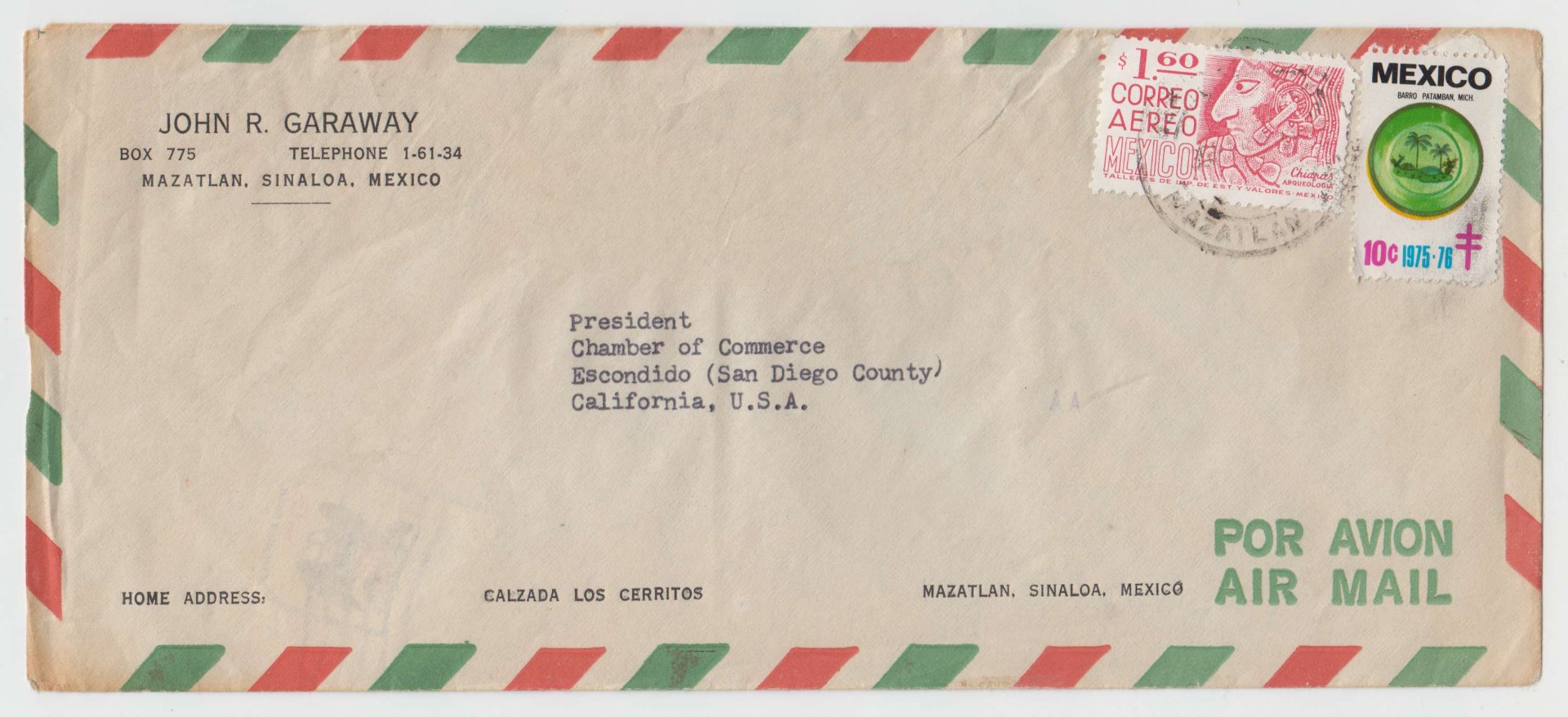 Mexico 1955 — Tbc relief labels