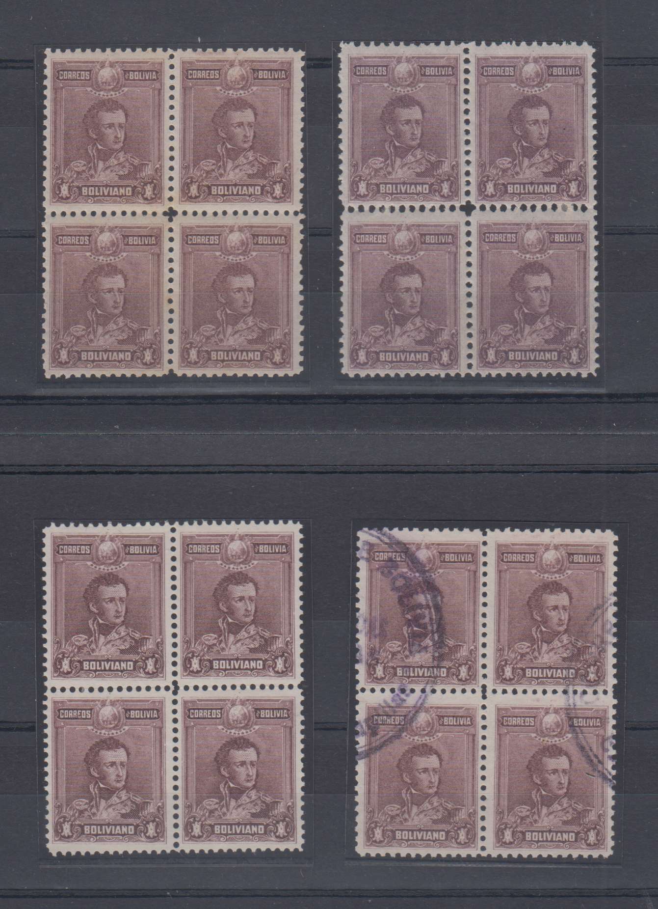 Bolivia 1899 — Scott 68
